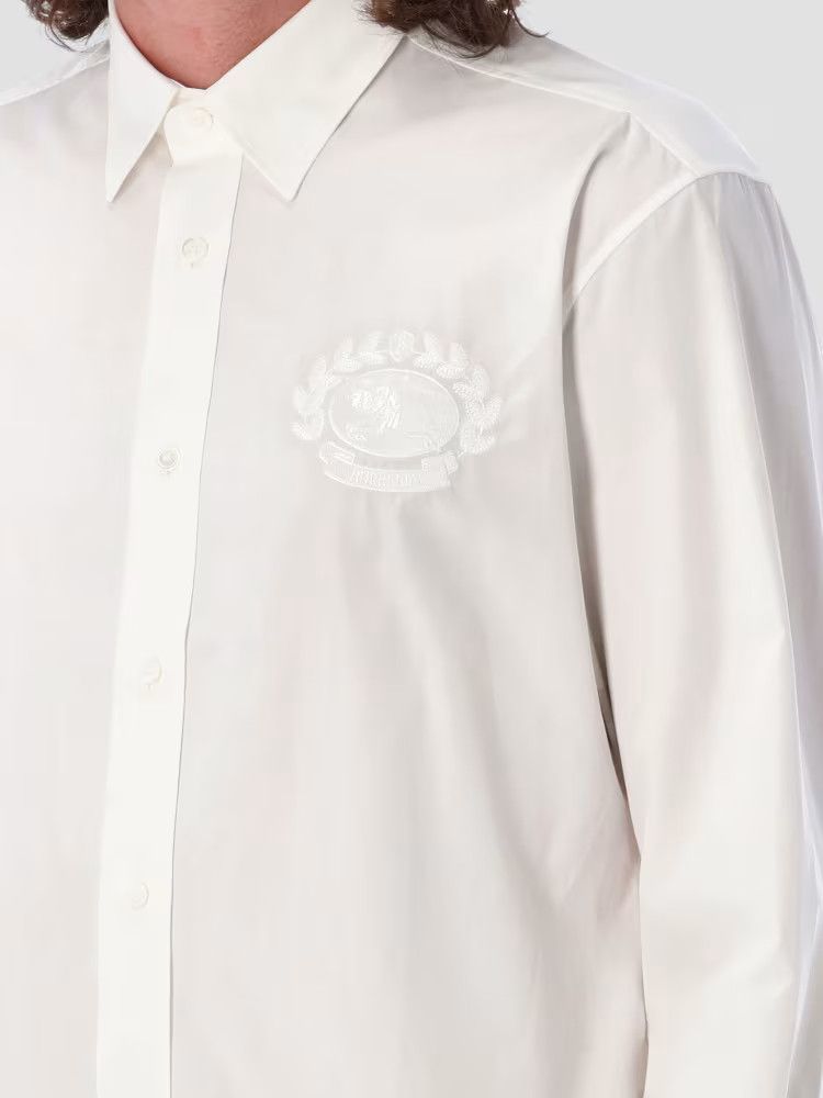 Burberry o1y0426 Solid Color Shirt in White Size US S / EU 44-46 / 1 - 3 Thumbnail