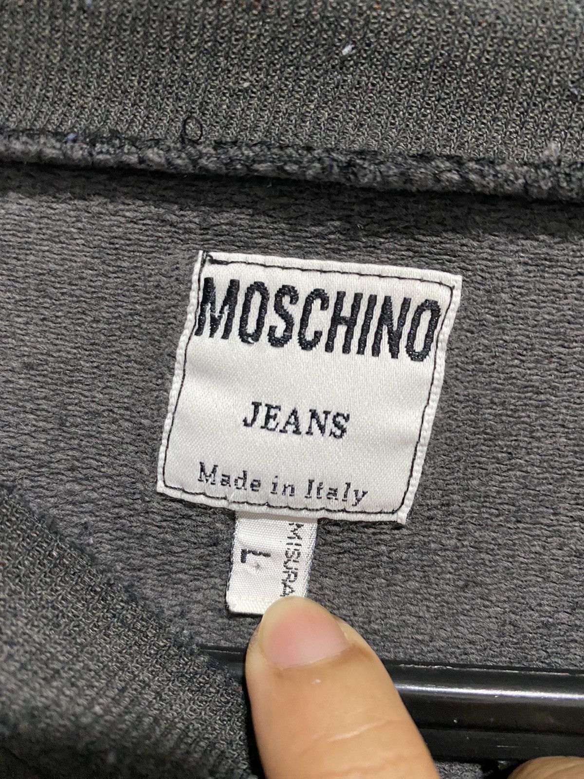 Moschino Vintage Thrash Moshino jeans Sweatshirt Size US L / EU 52-54 / 3 - 5 Thumbnail