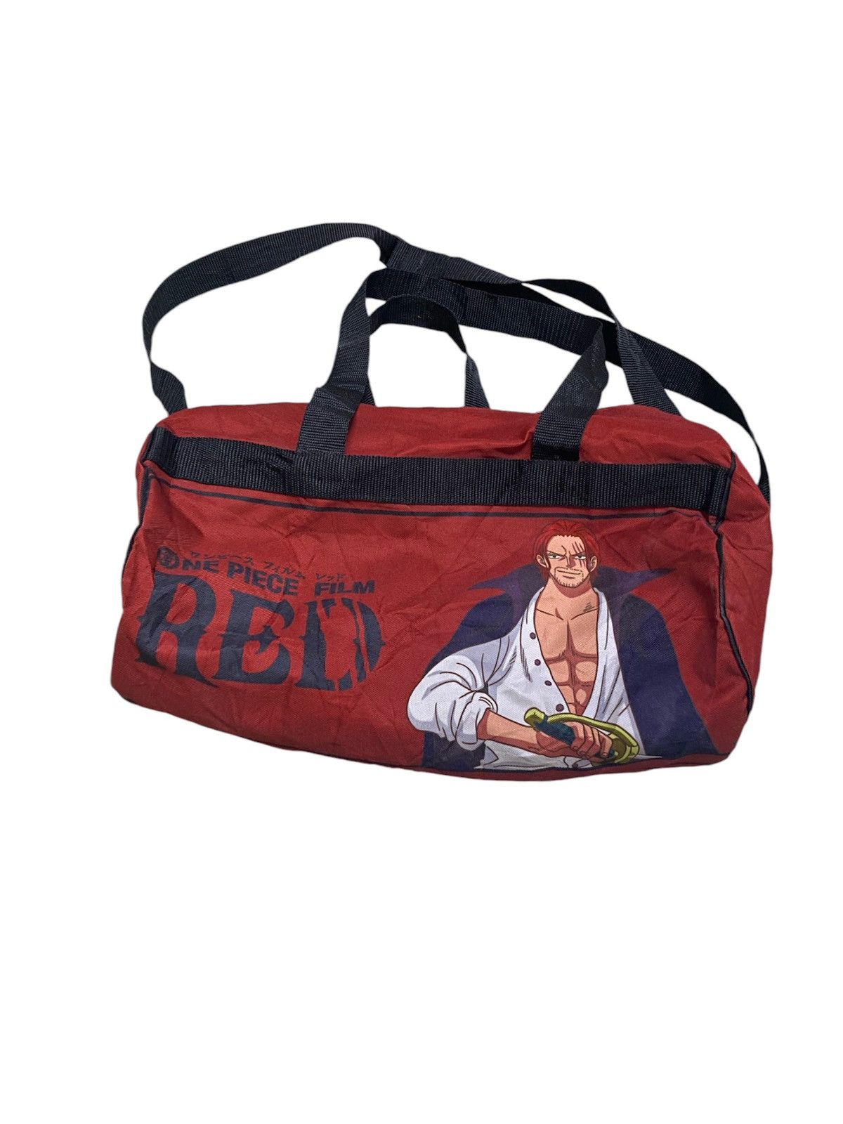 Anime × Cartoon Network × One Piece One Piece Cartoon Caracter Monkey d Luffy/Shanks Duffle Bag Size ONE SIZE - 2 Thumbnail