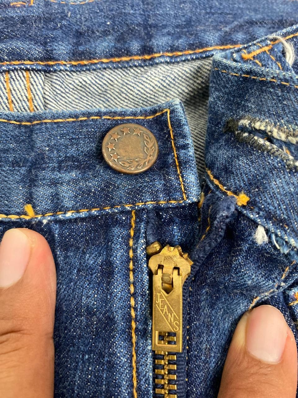 Japanese Brand vintage indian boss bootcut flare denim nice design Size US 33 - 7 Thumbnail