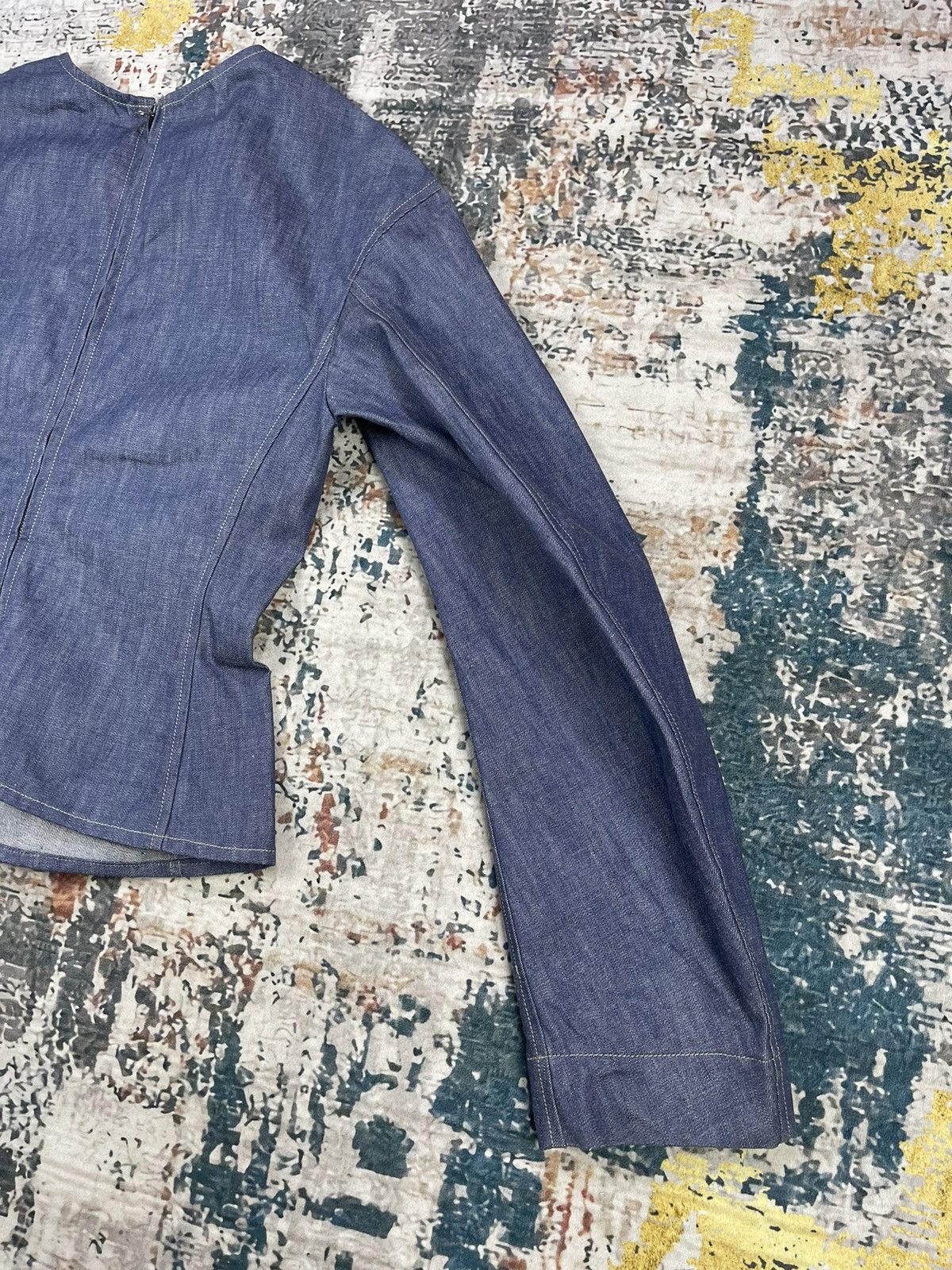 Lemaire Plastron Chambray Denim Jackets