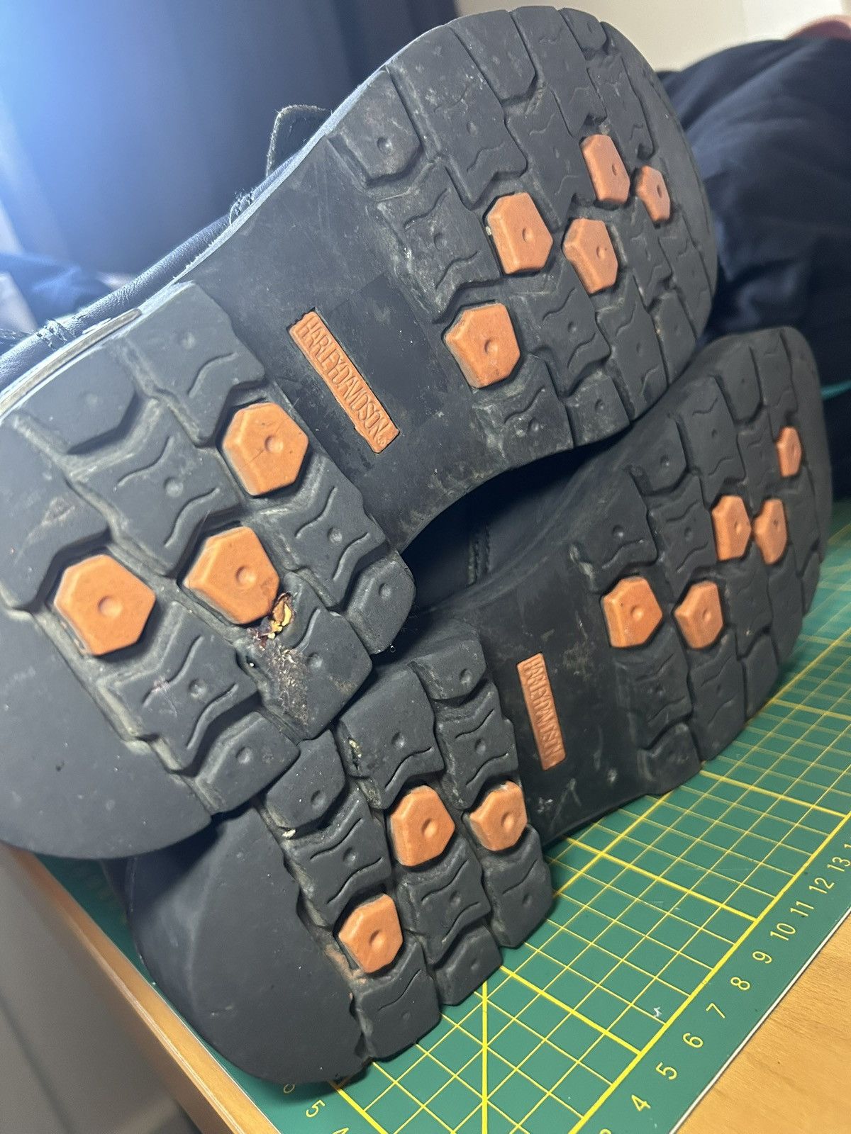 Harley Davidson Vintage Harley Davidson “Defender” moto boots Size US 11.5 / EU 44-45 - 22 Thumbnail