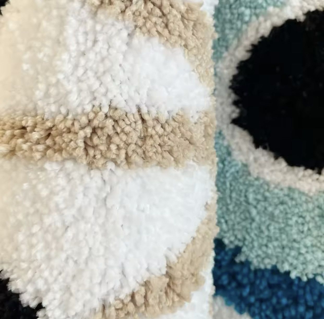 Japanese Brand White Evil Eye Rug Size ONE SIZE - 3 Thumbnail