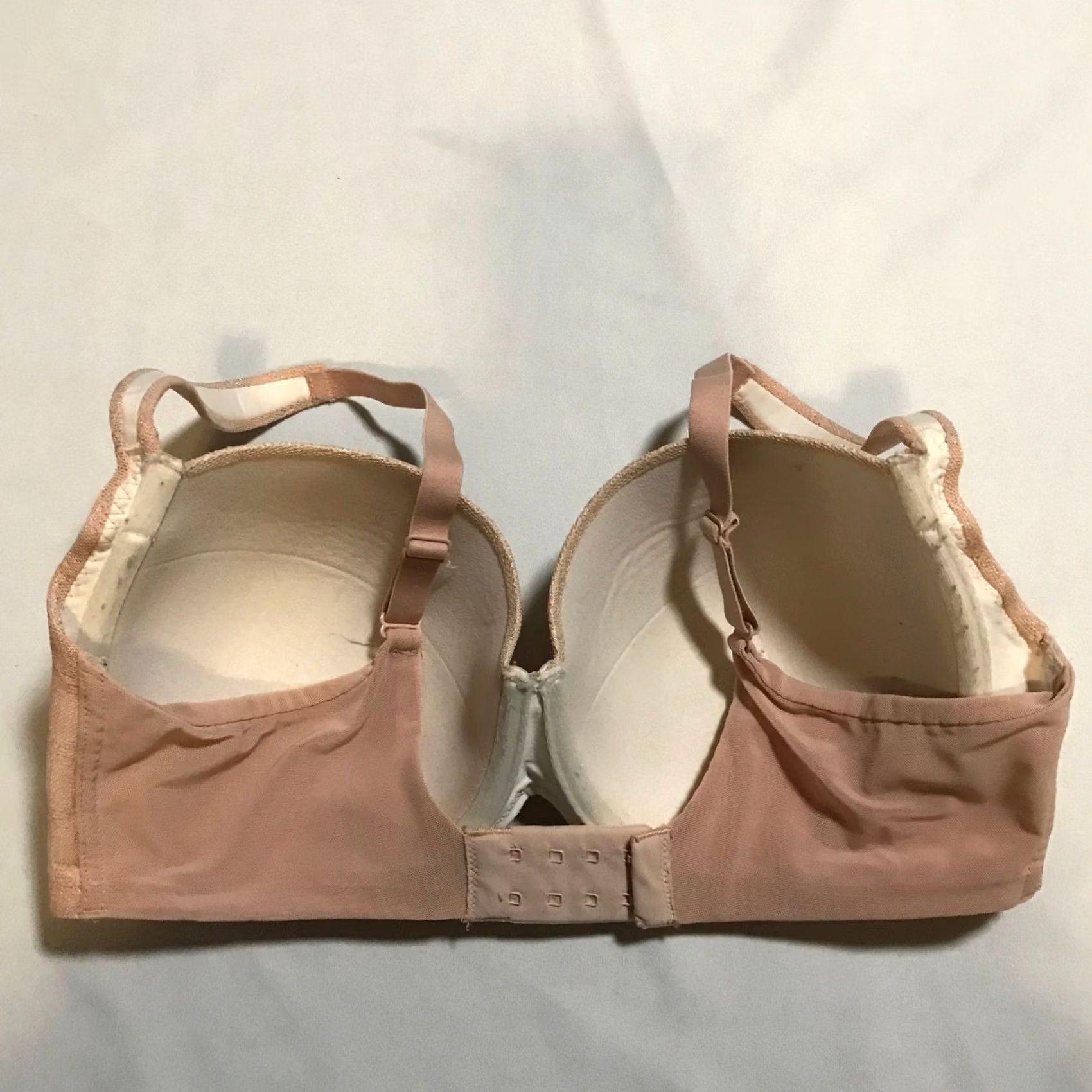 Vintage Soma Stunning Support Geo Lace Full Coverage Bra 34DD Peach Size ONE SIZE - 3 Thumbnail