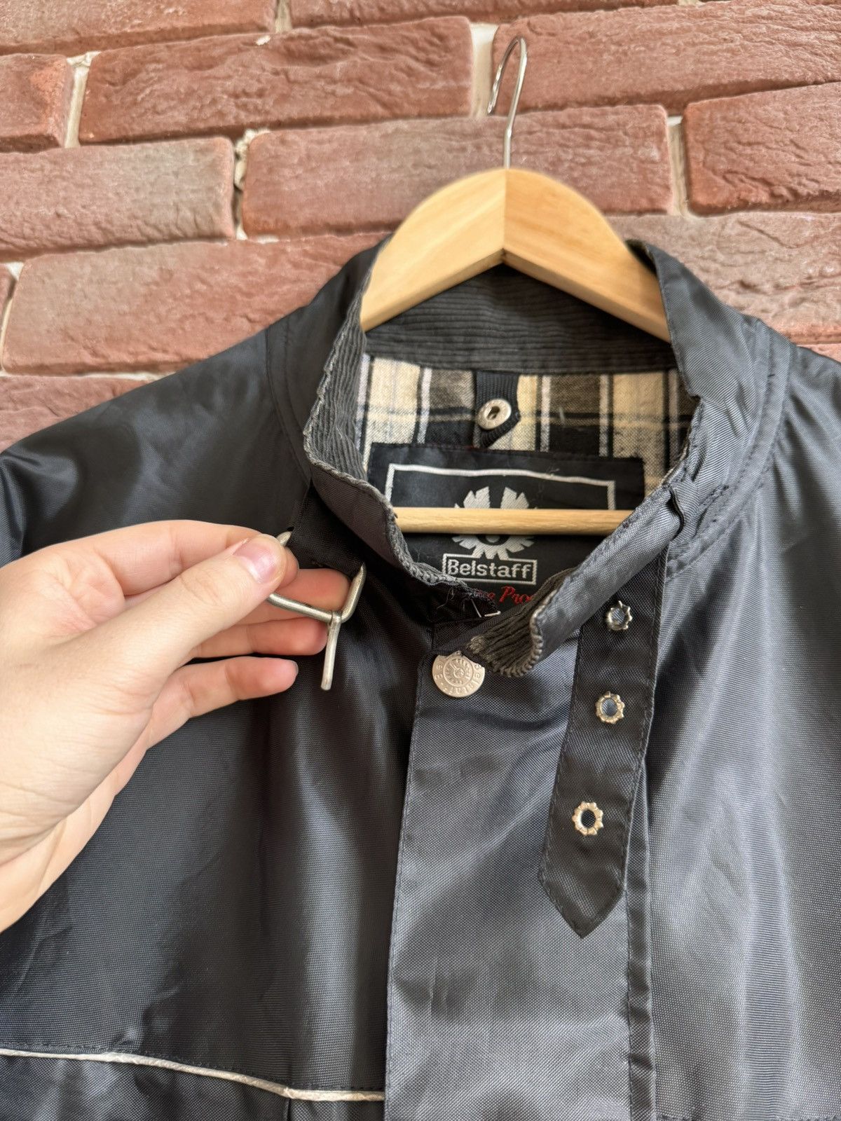 Belstaff Belstaff Nylon Windbreaker jacket vintage casual XL BLACK Size US XL / EU 56 / 4 - 7 Thumbnail
