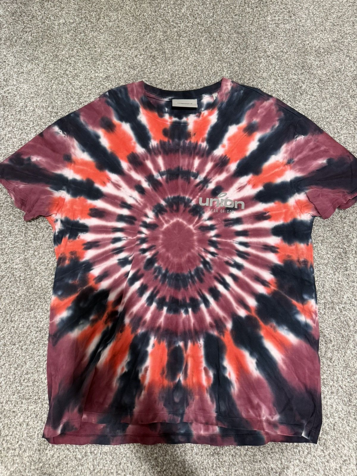 Fear of God × Union LA Essentials x Union Tie Dye Tee Size US S / EU 44-46 / 1 - 1 Thumbnail