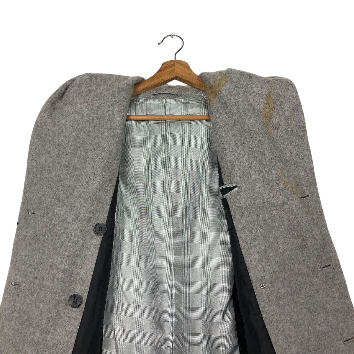 Issey Miyake 📌Vintage Wool Long Jacket 5351 Pour Les Femmes Size US M / EU 48-50 / 2 - 17 Thumbnail