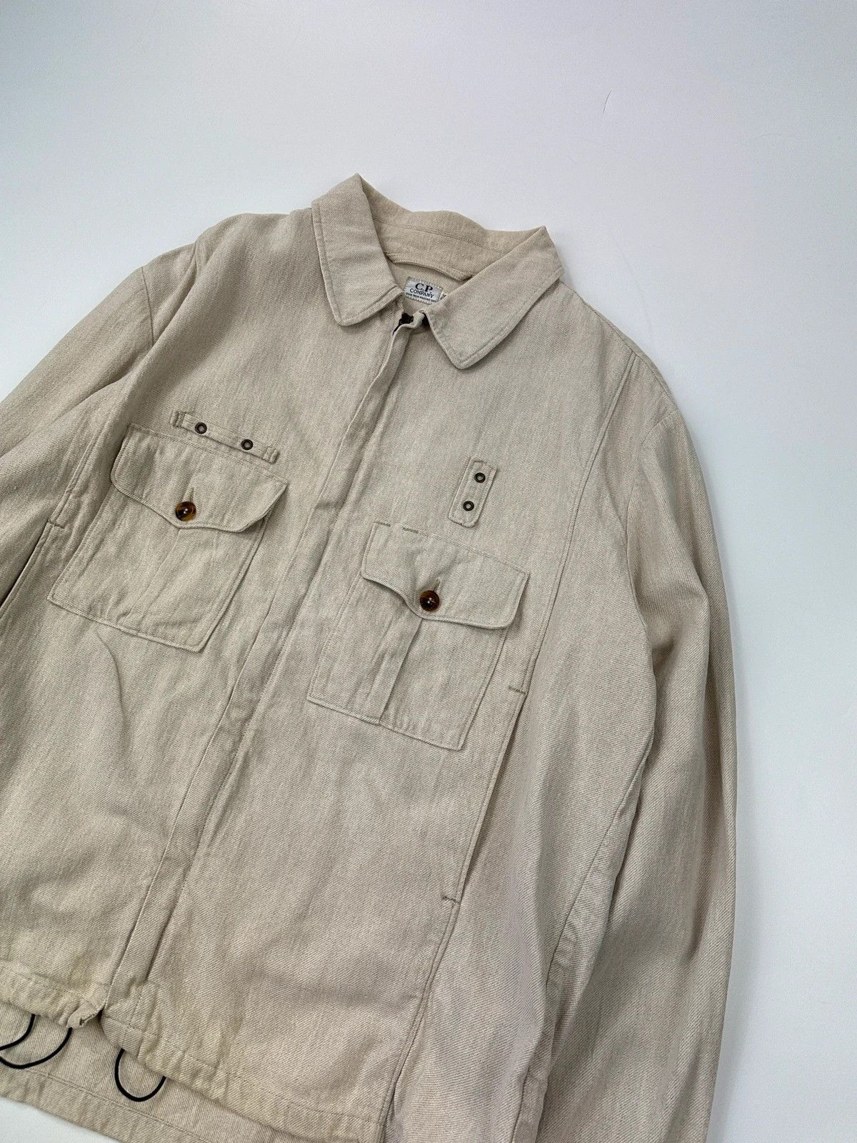 C.P. Company C.P Company Ideas Massimo Osti Linen & Cottons Work Jacket Size US XL / EU 56 / 4 - 2 Thumbnail