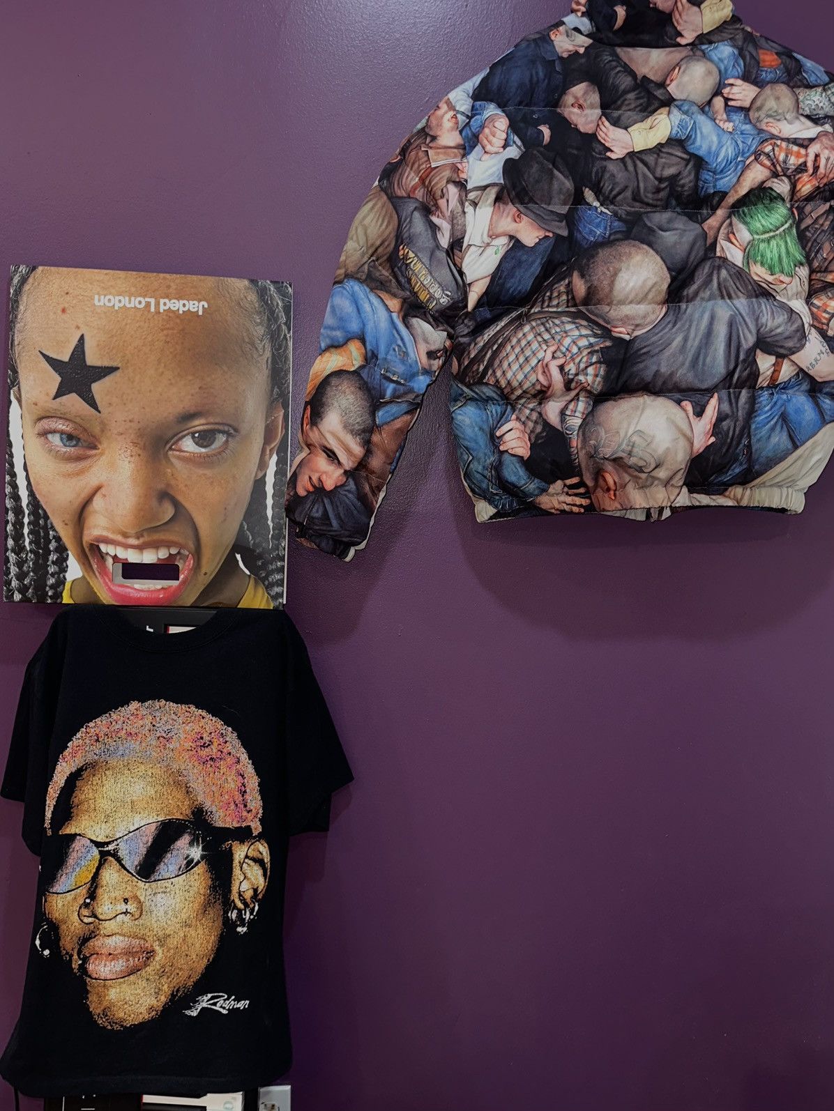 Vale Vale Forever x Dan Witz Moshpit Puffer 'Multicolor' Size US M / EU 48-50 / 2 - 13 Thumbnail