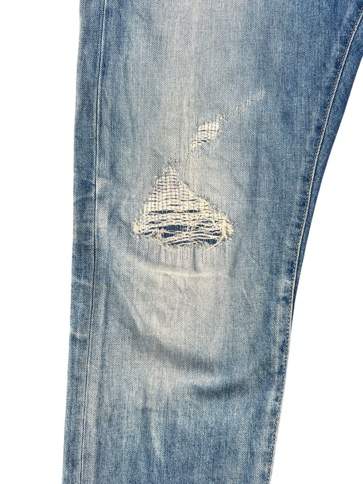 Japan Blue Jeans Dirty Mud Japan Blue Distressed Denim Stretch Sun Set Jeans Size US 32 / EU 48 - 7 Thumbnail
