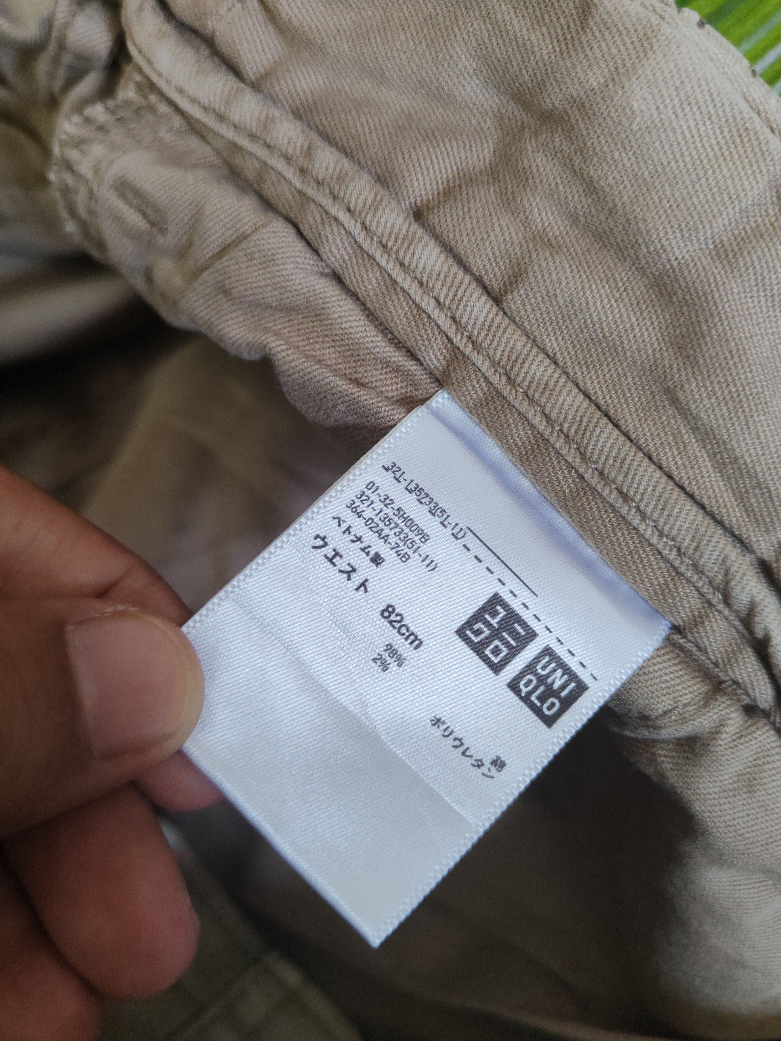 Japanese Brand DL Uniqlo Beige Multipocket Cargo Pants #46-244T Size US 33 - 13 Thumbnail