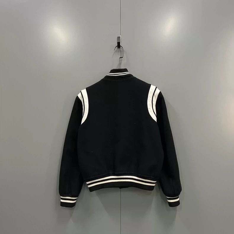 Yves Saint Laurent Saint Laurent Color Block Baseball Jacket-2508 Size US L / EU 52-54 / 3 - 2 Thumbnail