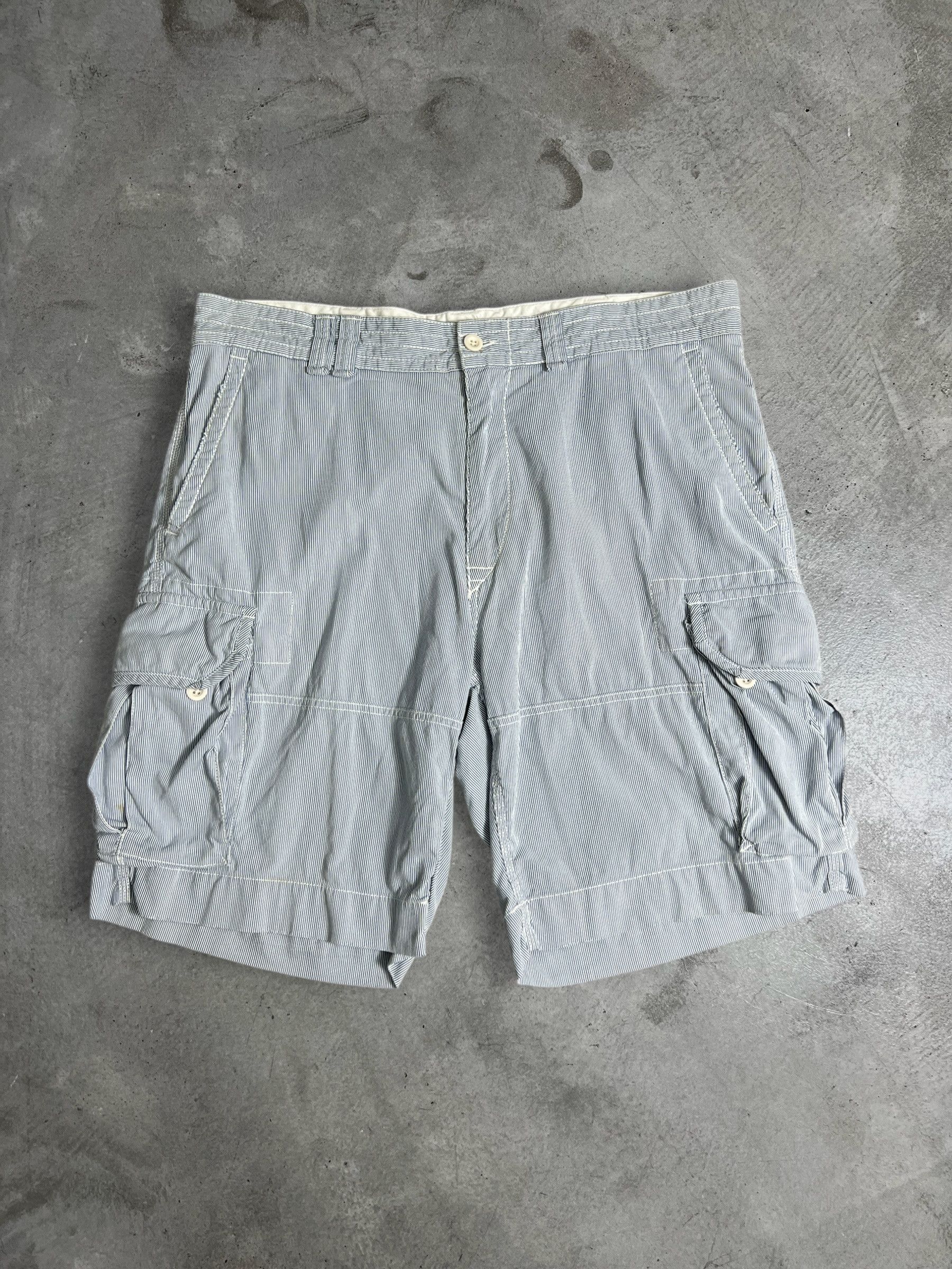 Polo Ralph Lauren Polo Ralph Lauren Seersucker Cargo Short JKA490 Size US 39 - 1 Thumbnail