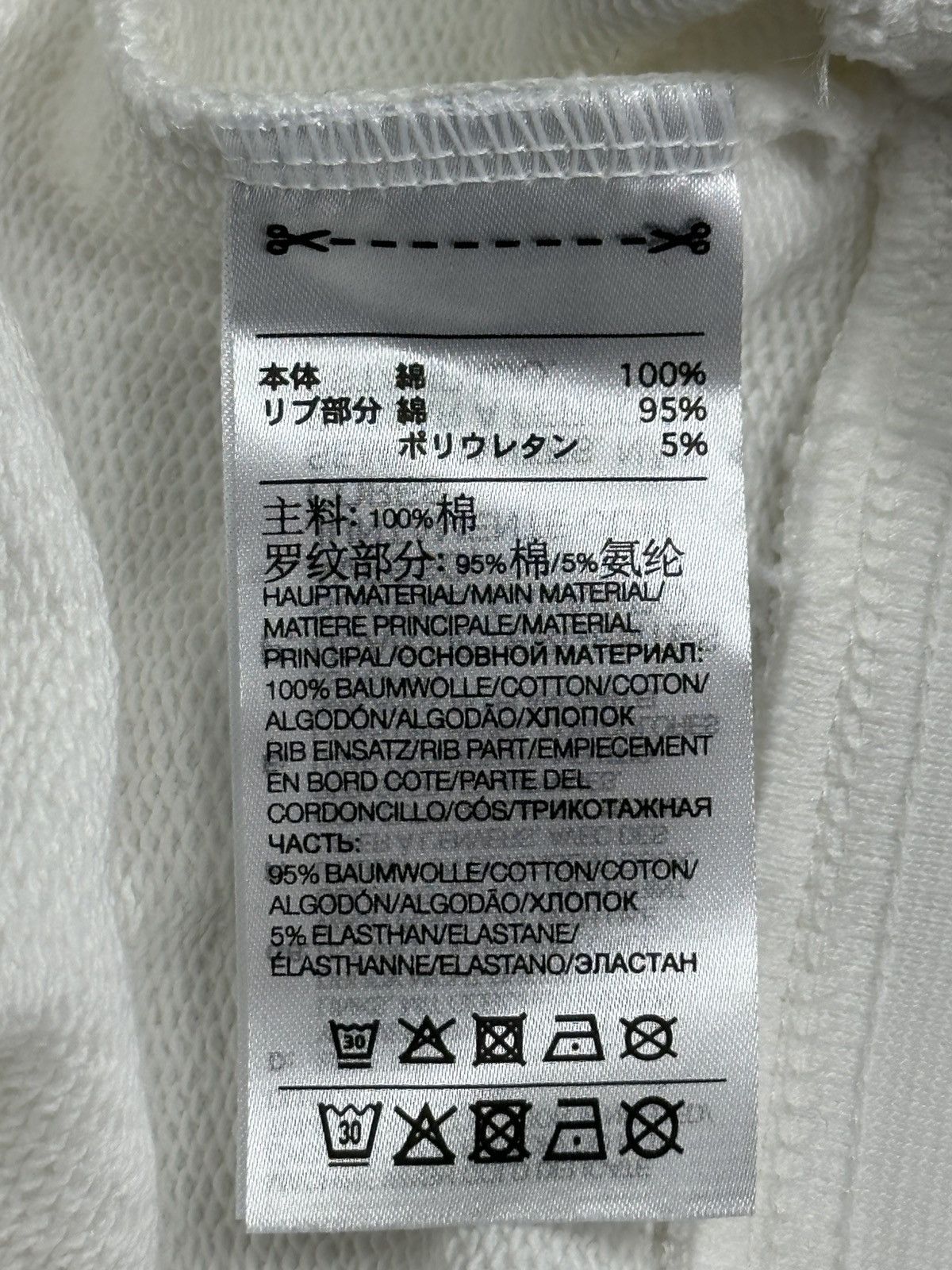 Yohji Yamamoto Y3 Yohji Yamamoto Hoodie White (M) Size US M / EU 48-50 / 2 - 4 Thumbnail