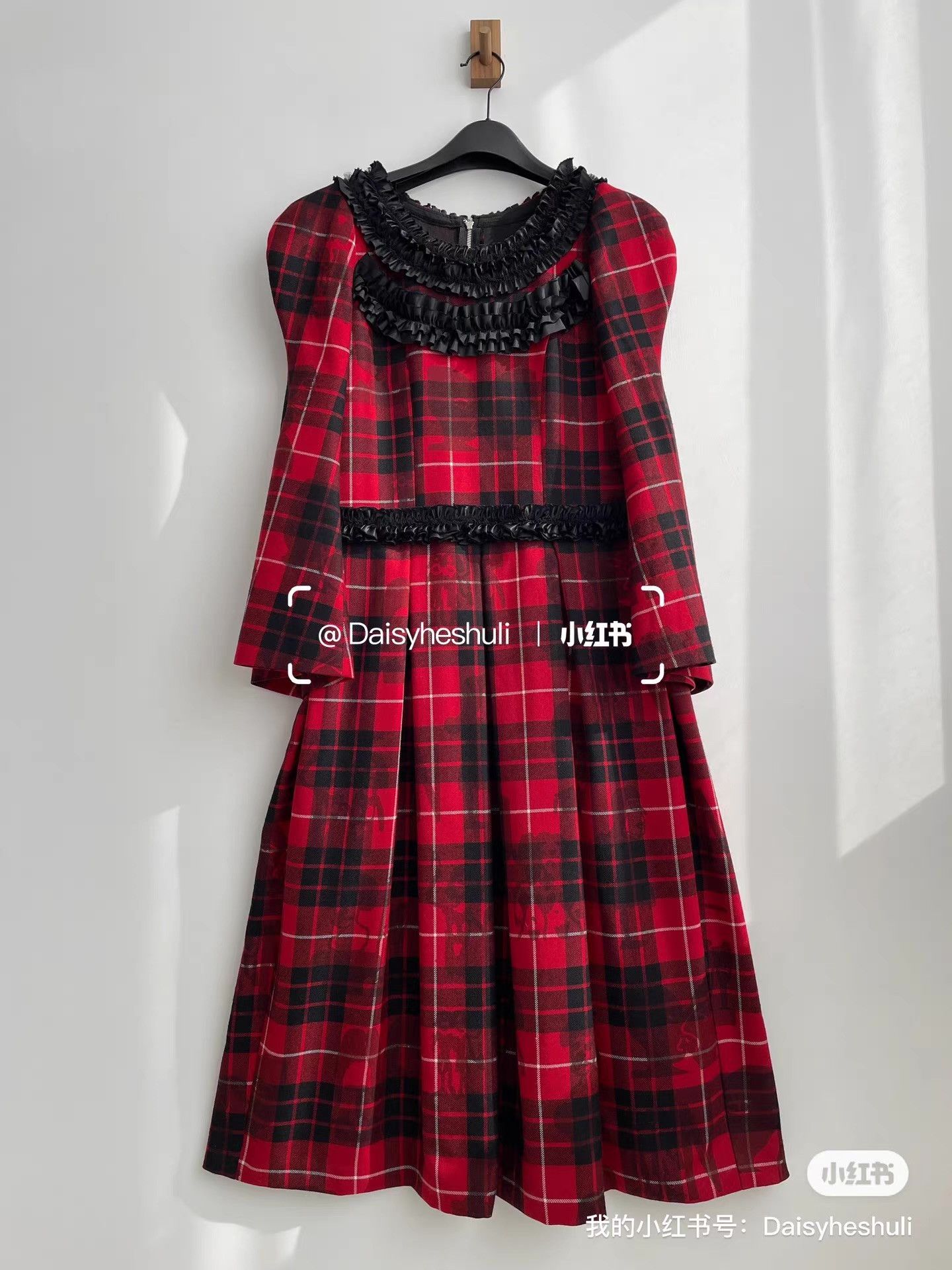 Comme des Garcons Comme des Garçons CDG Main Line Runway Lace Plaid Dress Ｑ24 Size S / US 4 / IT 40 - 1 Thumbnail
