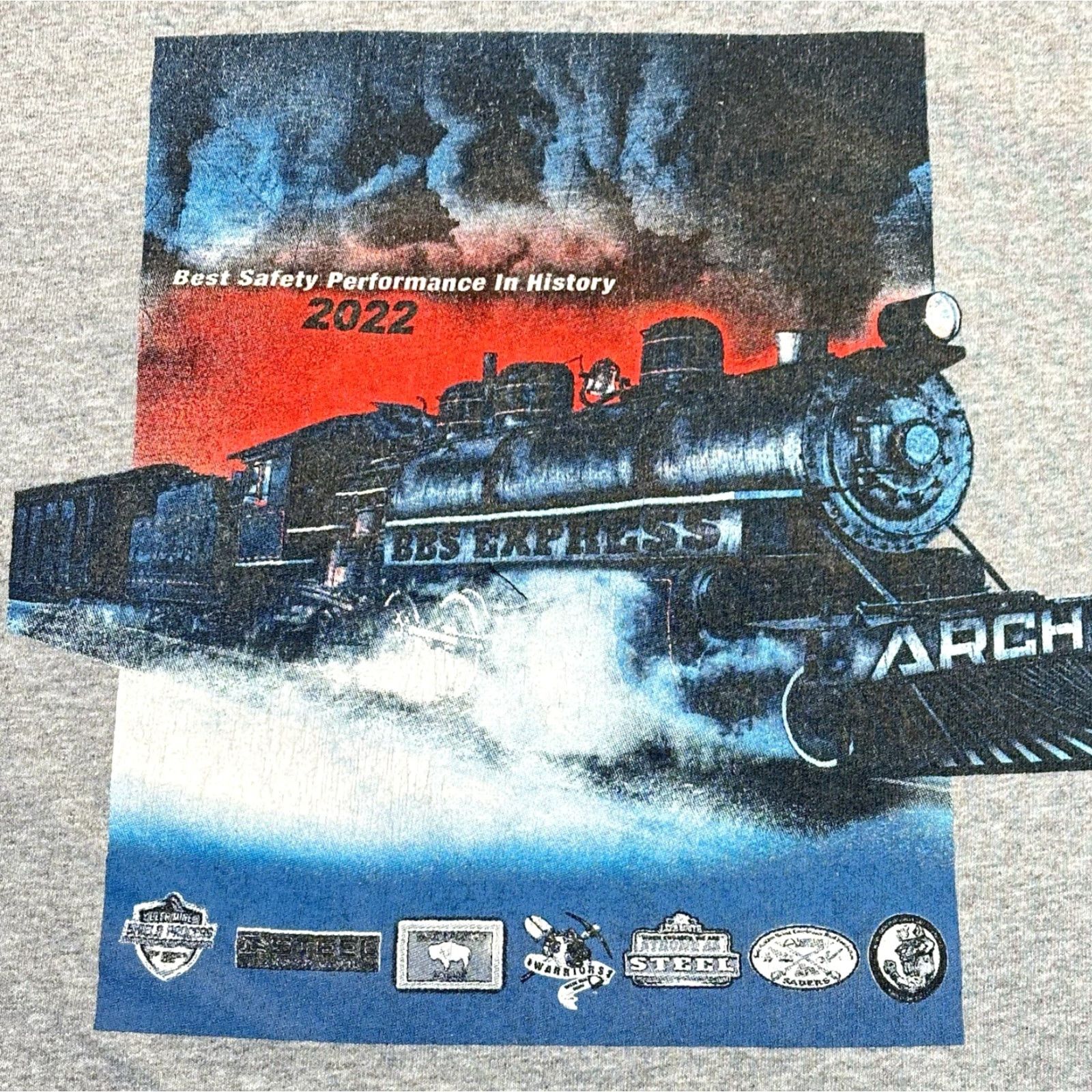 Carhartt Carhartt T-Shirt Men Long Sleeve Crew Neck Graphic Print Railroad Back Hit Multicolor L USA 90s Style Size US L / EU 52-54 / 3 - 2 Thumbnail