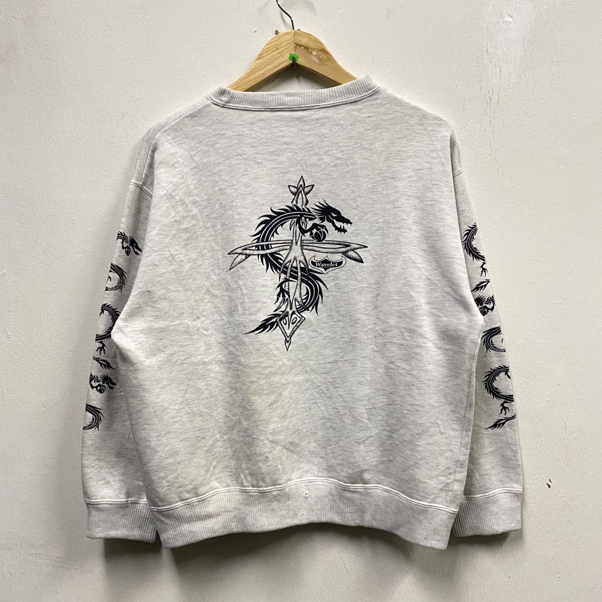 Japanese Brand Vintage Dog cigar Japanese Brand Dragon Design Sweatshirt Size US S / EU 44-46 / 1 - 2 Thumbnail
