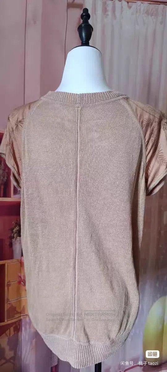Hermes Hermes Silk twill and knit short-sleeved top Size XS / US 0-2 / IT 36-38 - 3 Thumbnail