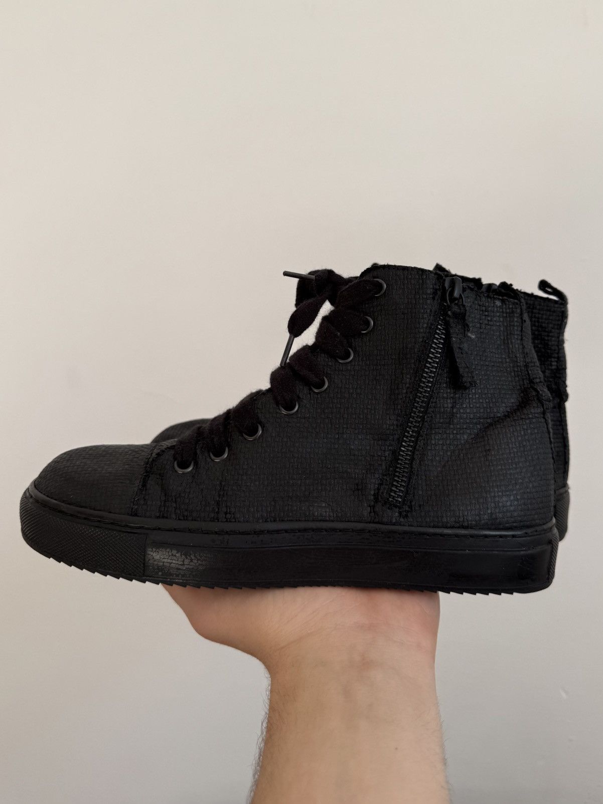 Rundholz rundholz mainline painted textile hi-top double ankle boots Size US 9 / IT 39 - 10 Thumbnail
