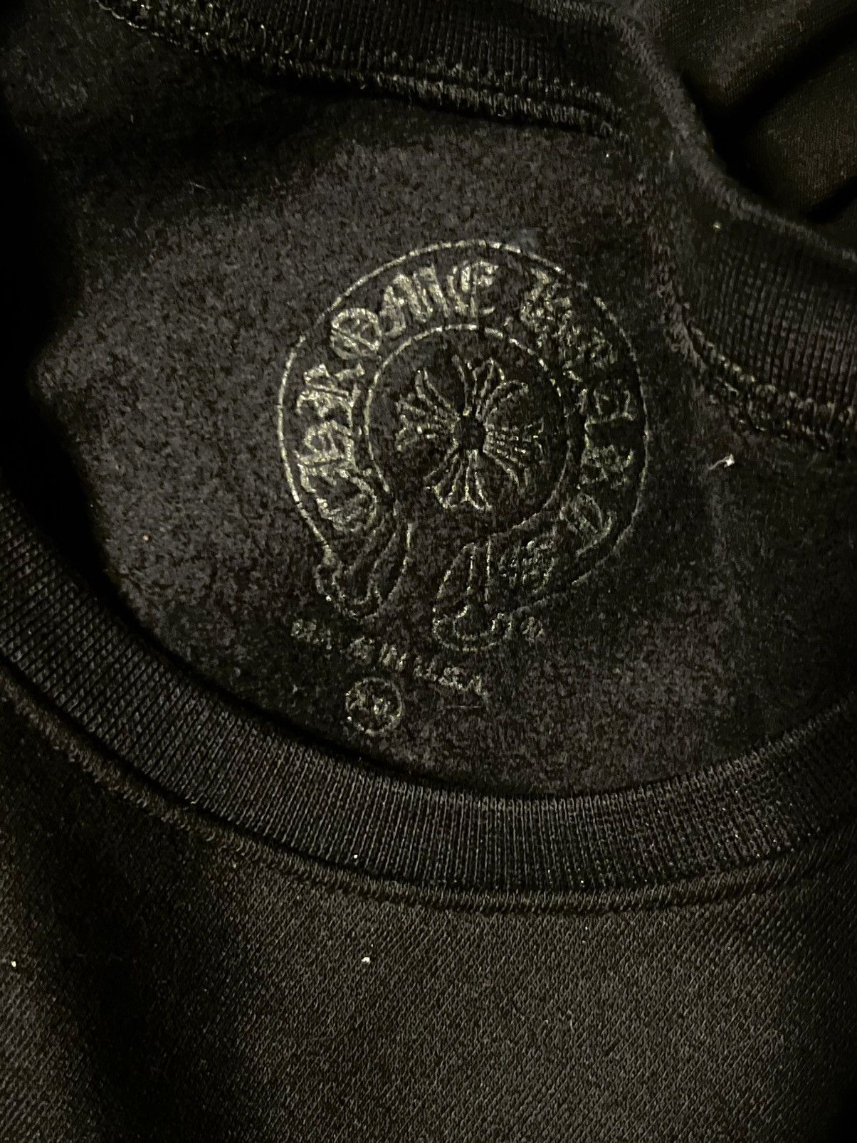 Chrome Hearts Chrome hearts horseshoe floral crew neck Size US XXL / EU 58 / 5 - 6 Thumbnail