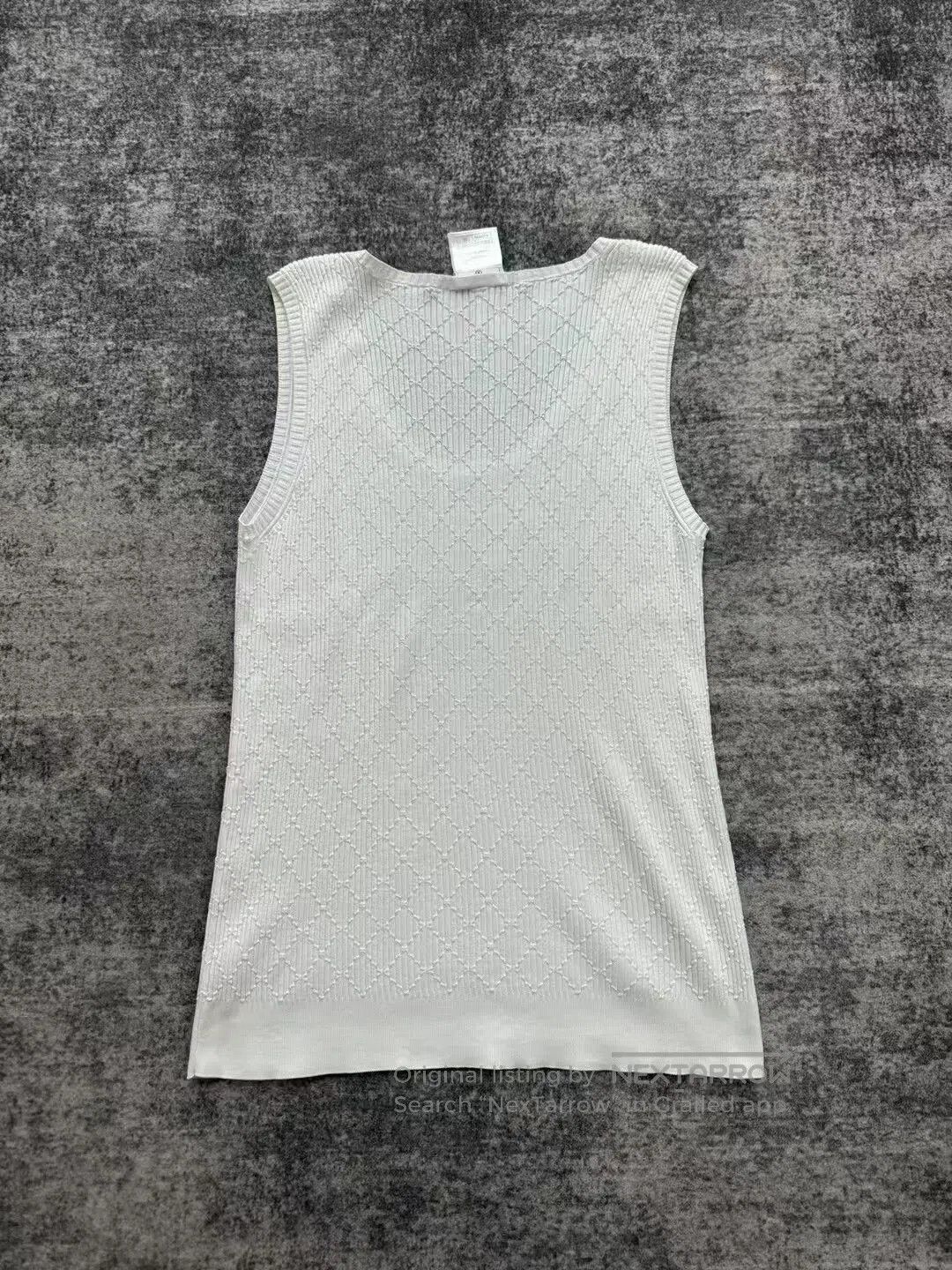 Other Chanel White Sleeveless Tank Top. Size S / US 4 / IT 40 - 2 Thumbnail