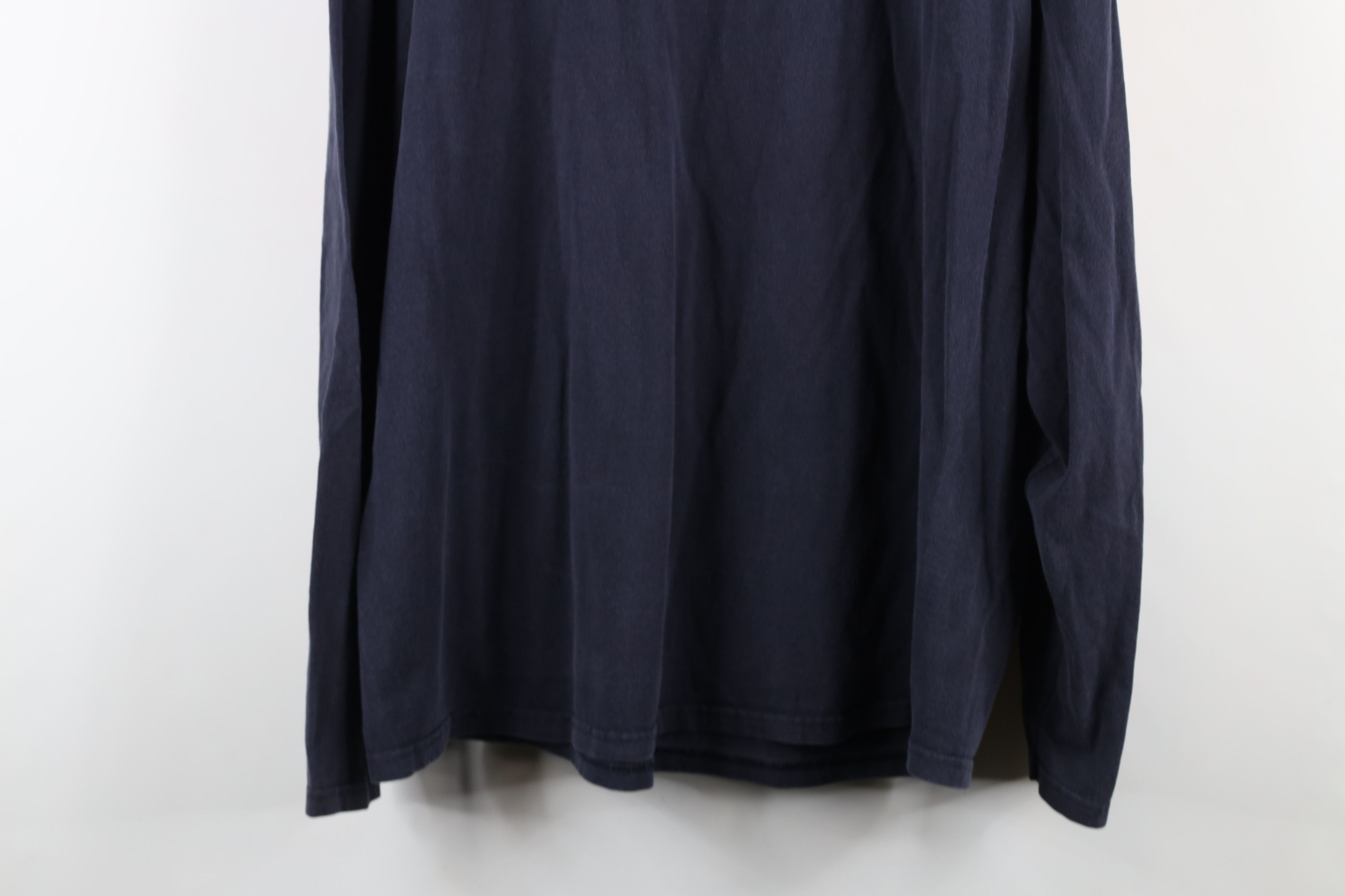 Nautica × Vintage Vintage 90s Nautica Spell Long Sleeve T-Shirt Blue Cotton Size US XL / EU 56 / 4 - 13 Thumbnail