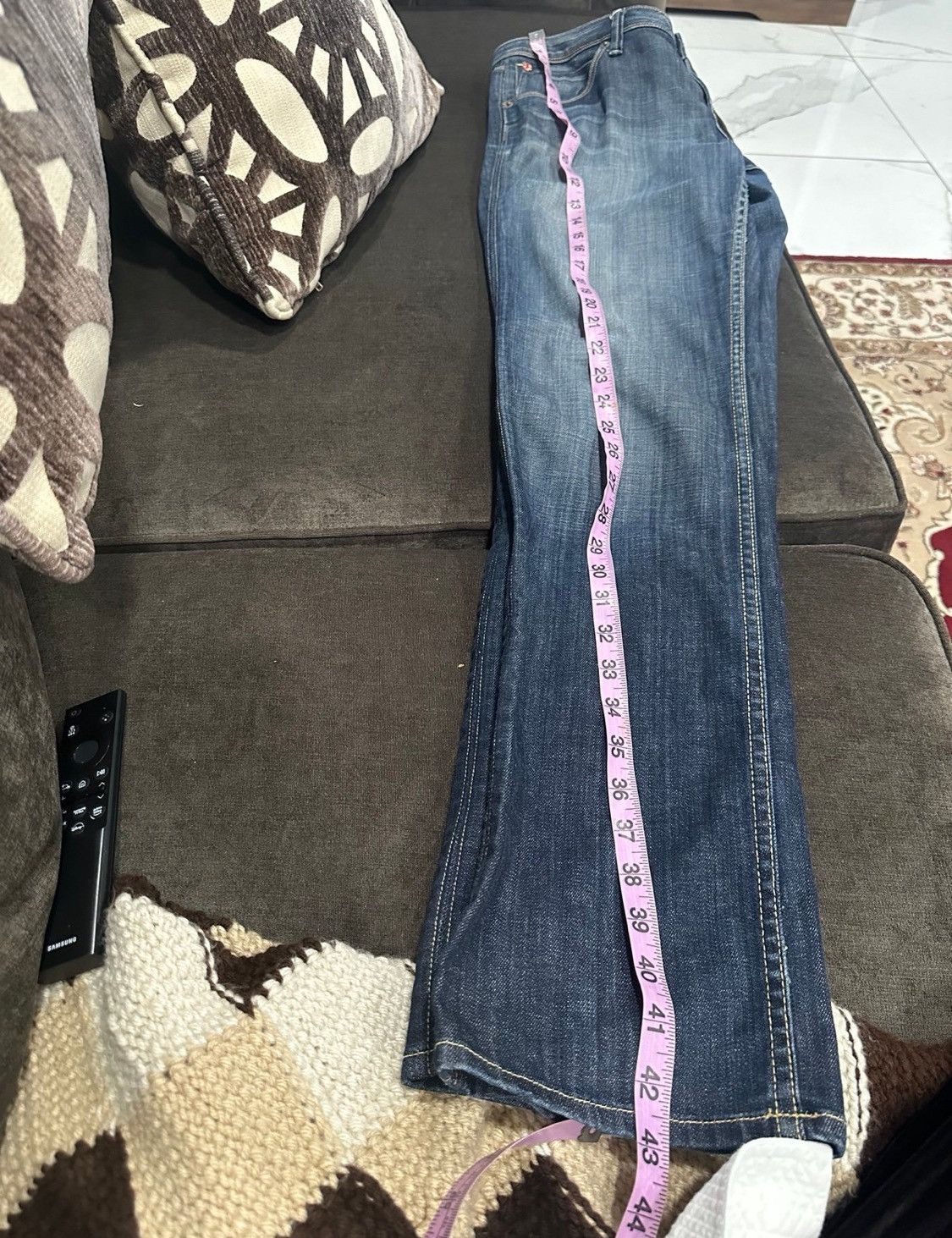 Hudson Excellent 100% HUDSON flap pocket jeans size 32 Size 32" / US 10 / IT 46 - 3 Thumbnail