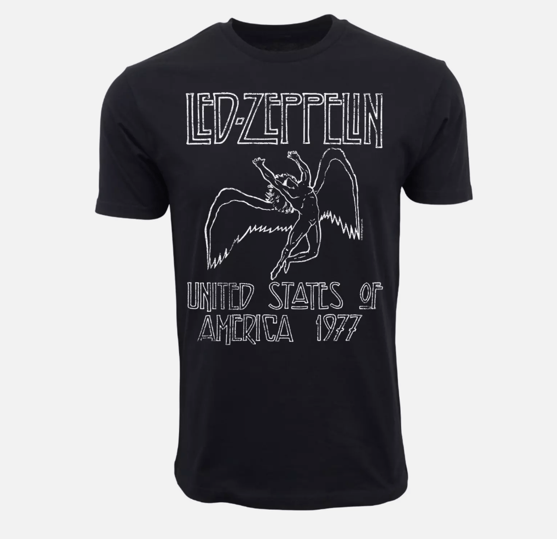 Band Tees LED ZEPPELIN ZOSO LOGO T SHIRT Tee Size US XL / EU 56 / 4 - 2 Thumbnail