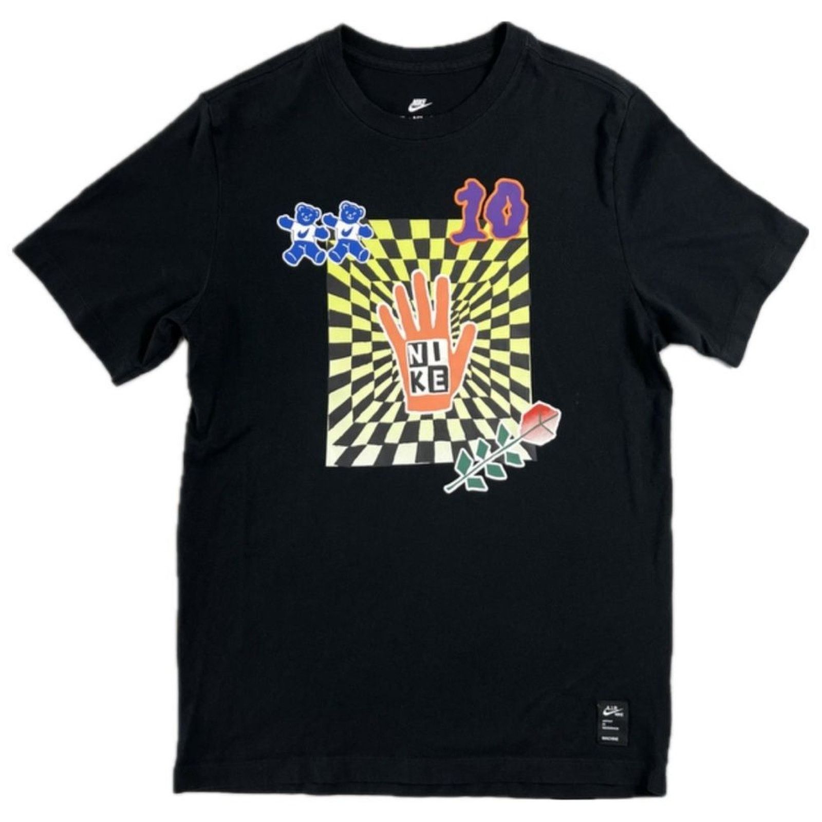 Nike The Nike Tee Men's Medium Black RARE Graphic Athletic Size US M / EU 48-50 / 2 - 2 Thumbnail