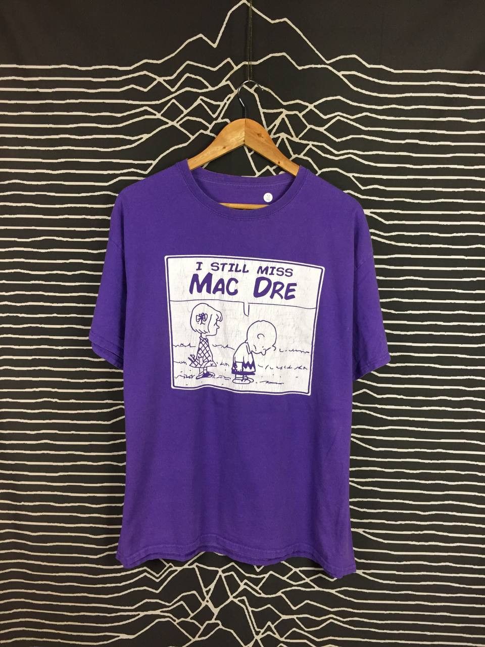 Rap Tees Mac Dre "I Still Miss Mac Dre" Snoopy Charlie Brown Rap Tees Size US XL / EU 56 / 4 - 2 Thumbnail