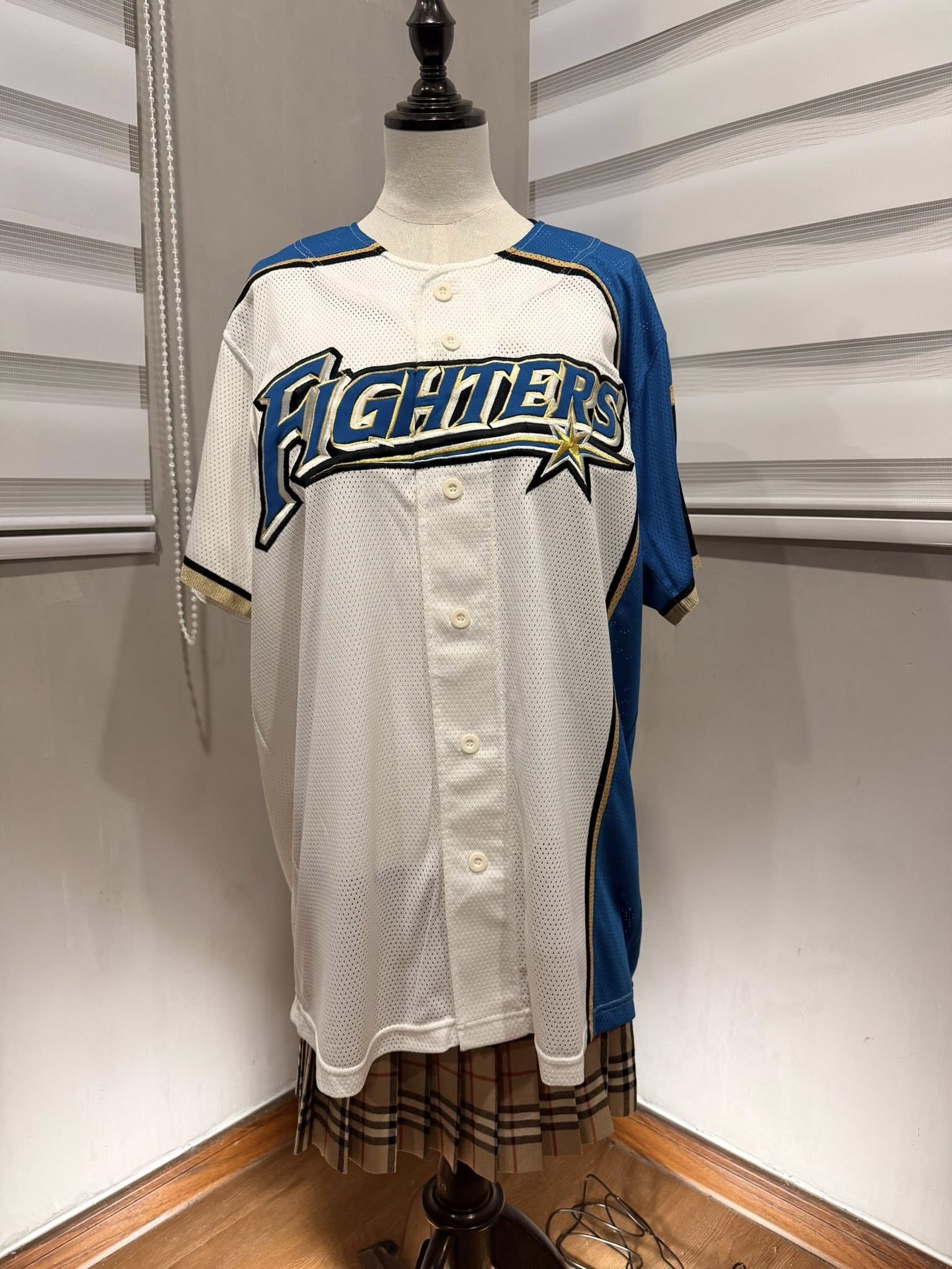 Mizuno MIZUNO Hokkaido Nippon ham FIGHTERS NISHIKAWA 7 M 3341 Size US M / EU 48-50 / 2 - 1 Thumbnail