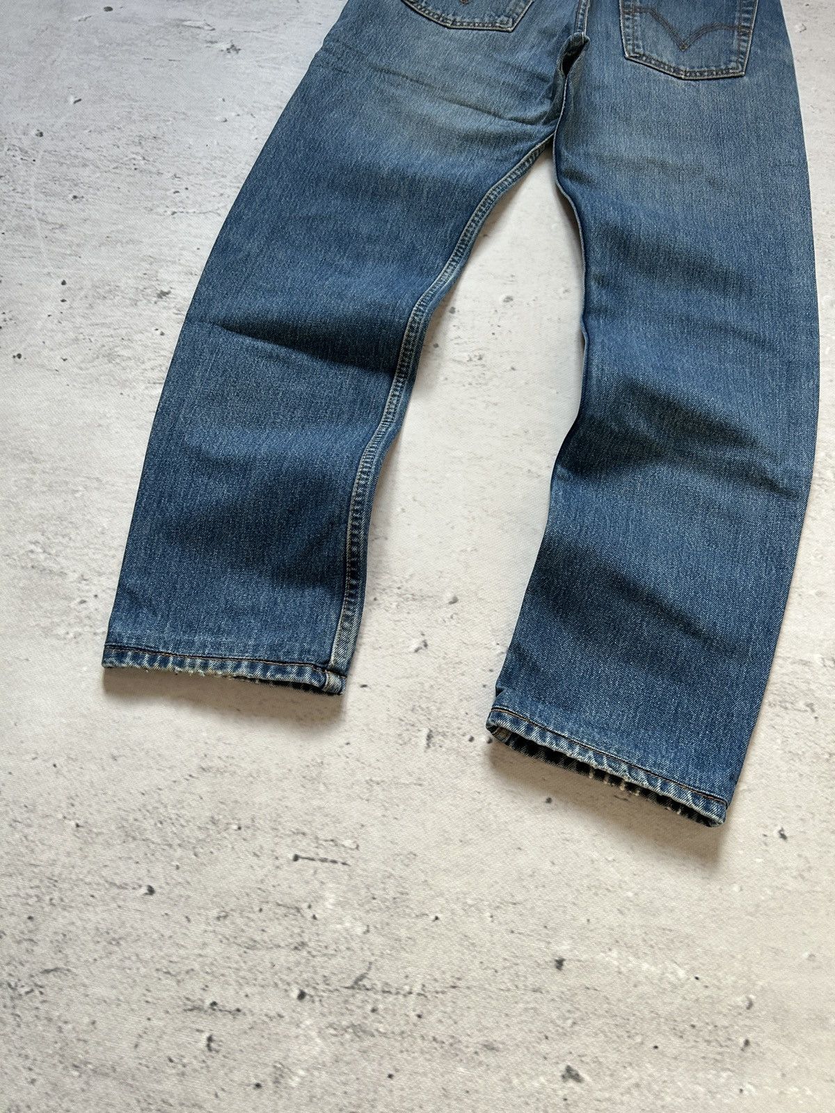 Levi's Vintage Clothing 💥SALE💥Vintage Levis 751 Distressed Washed Denim Jeans 00s Size US 31 - 3 Thumbnail