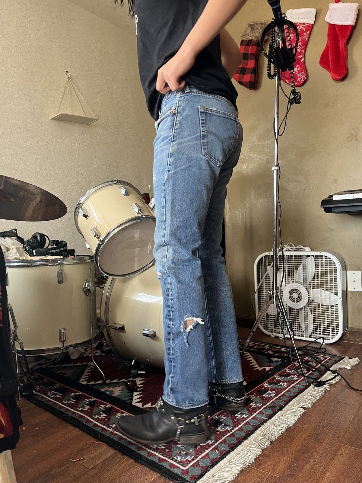Levi's × Levi's Vintage Clothing × Vintage Vintage Button Fly Levis Jeans 34/32 Size US 34 / EU 50 - 3 Thumbnail