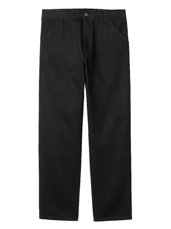 Carhartt Wip CARHARTT WIP Men Straight Pants I032024 8902 Black Size US 29 - 1 Thumbnail