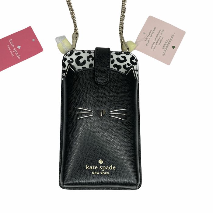 Kate spade cat hot sale phone crossbody