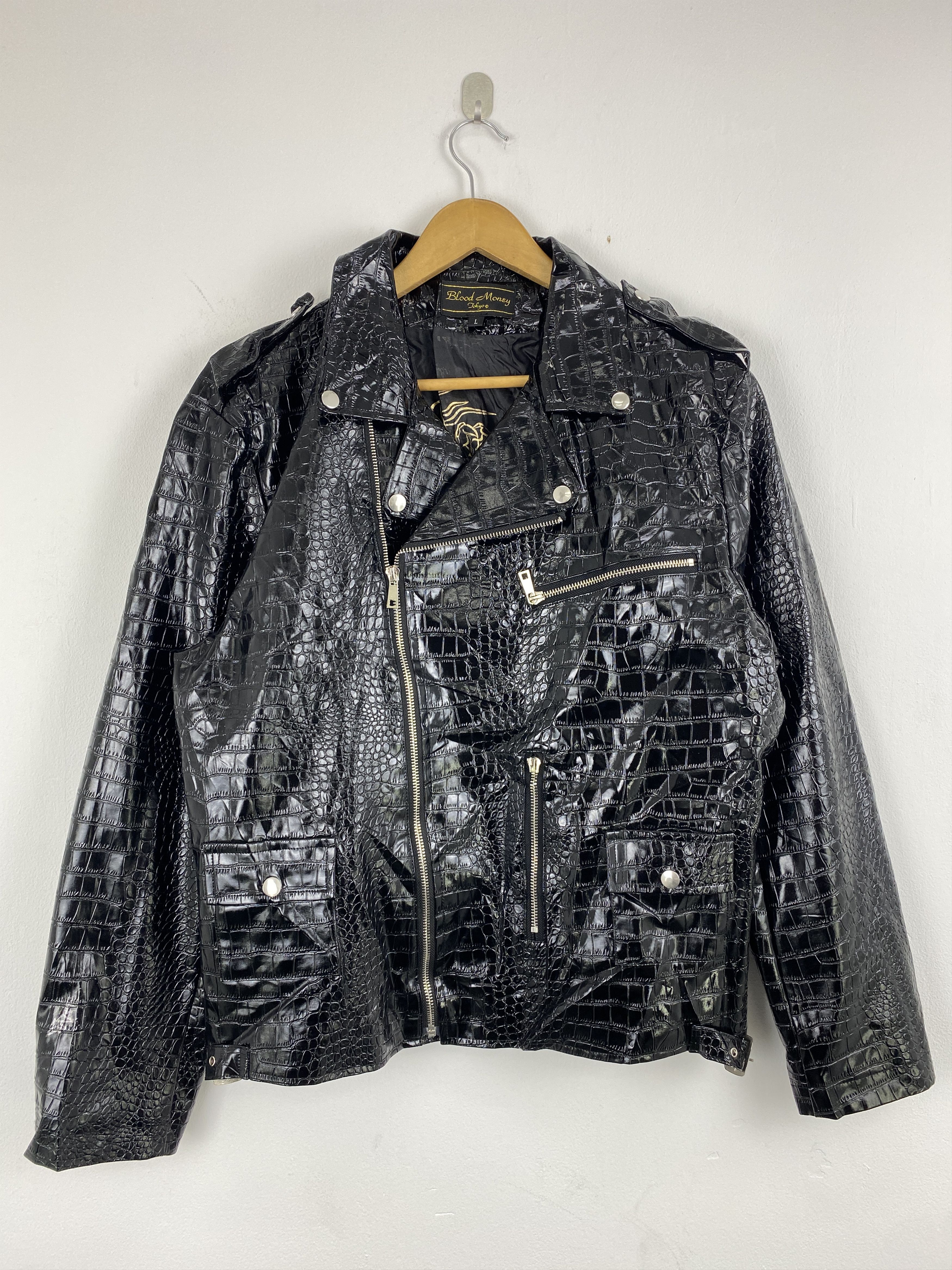 Vintage Japanese Blood Money Tokyo Leather Jacket J2013