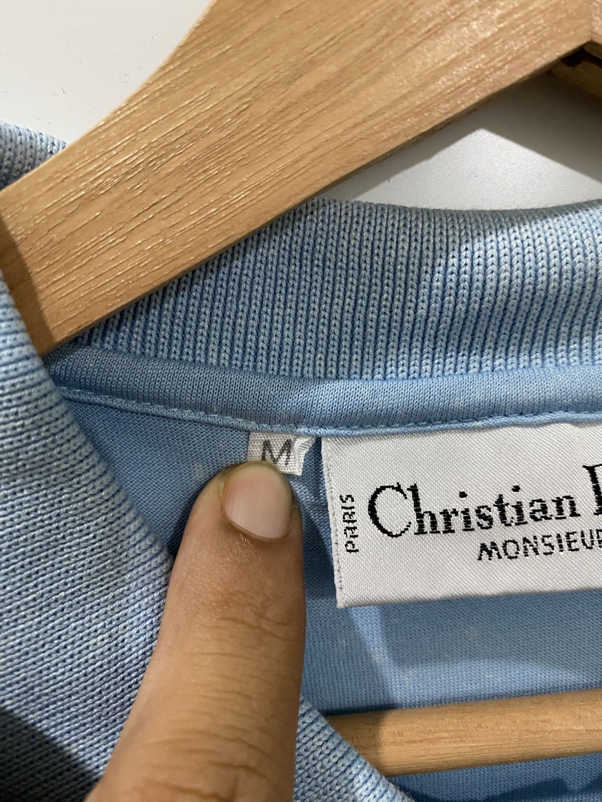 Christian Dior Monsieur vintage Christian Dior Monsieur light blue polo shirt Size US M / EU 48-50 / 2 - 5 Thumbnail