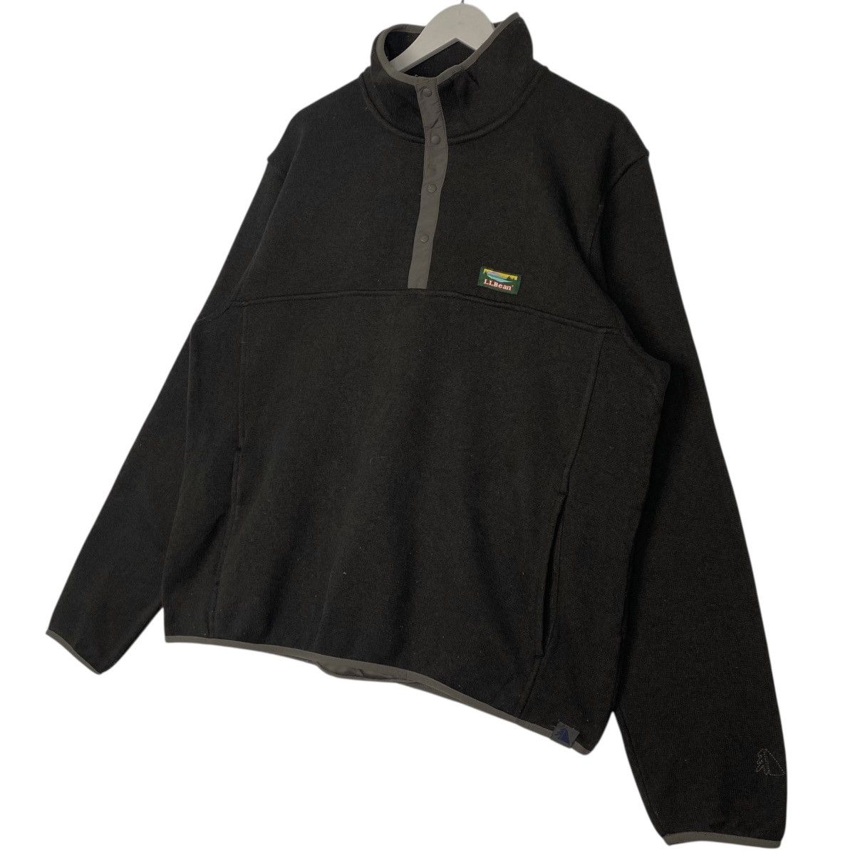Vintage Vintage LL Bean Half Zip Sweater Dark Brown Pullover Size XL Size US XL / EU 56 / 4 - 2 Thumbnail