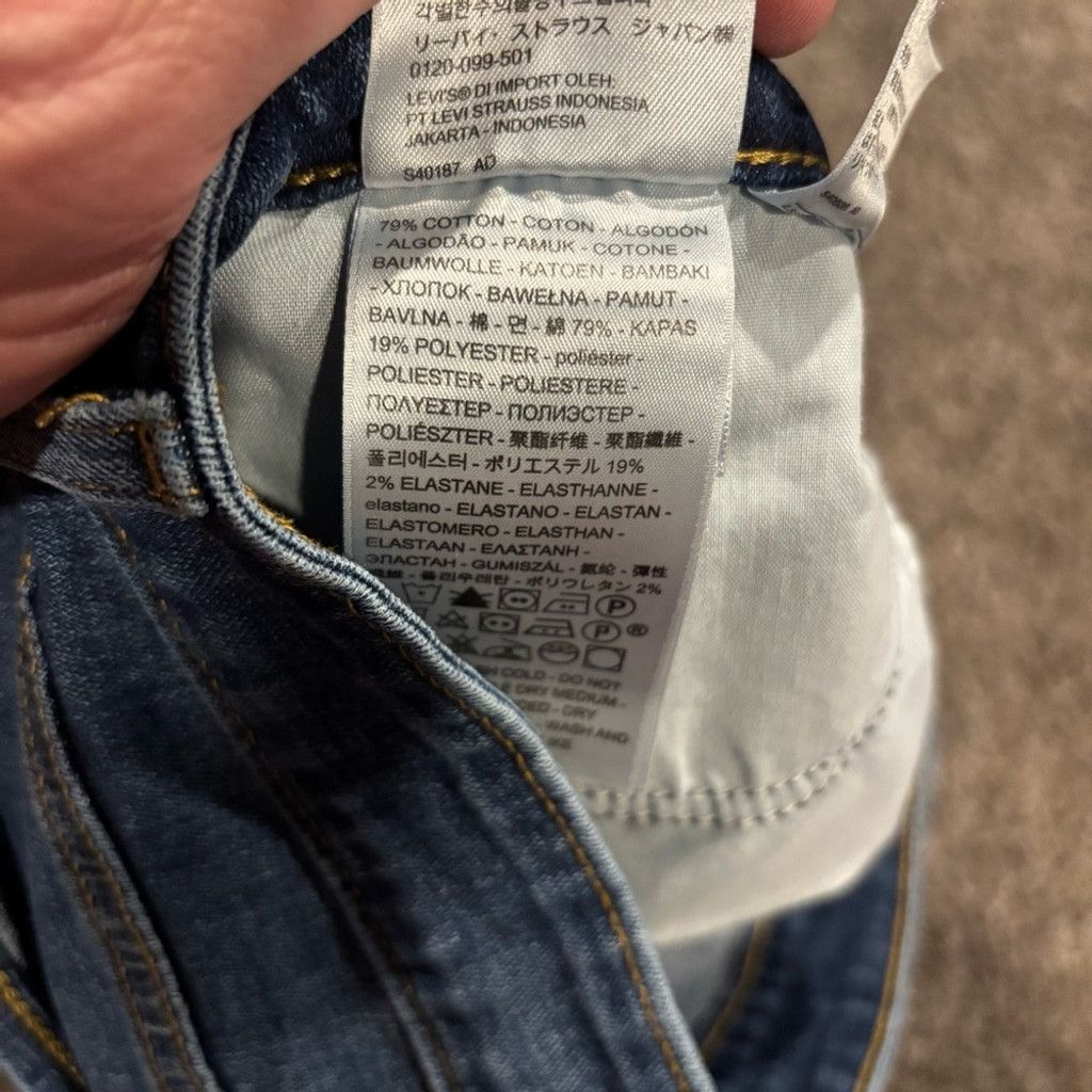 Levi's Levi's Women's 711 Blue Jeans Size 27" / US 4 / IT 40 - 5 Thumbnail
