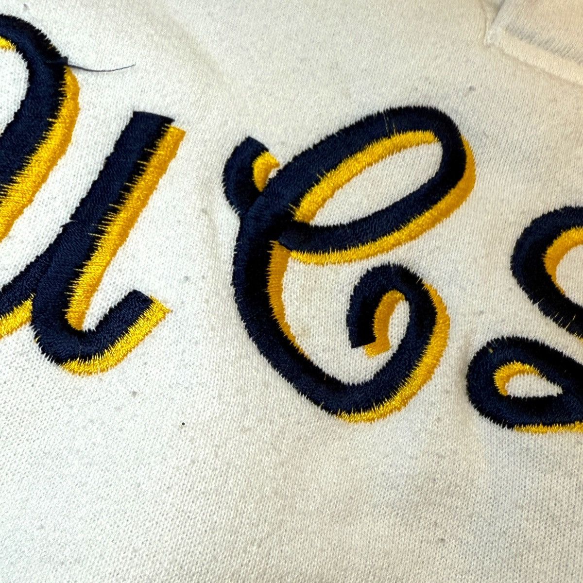 Lee Vintage UCLA Embroidered Henley Crewneck Sweatshirt Size US L / EU 52-54 / 3 - 3 Thumbnail