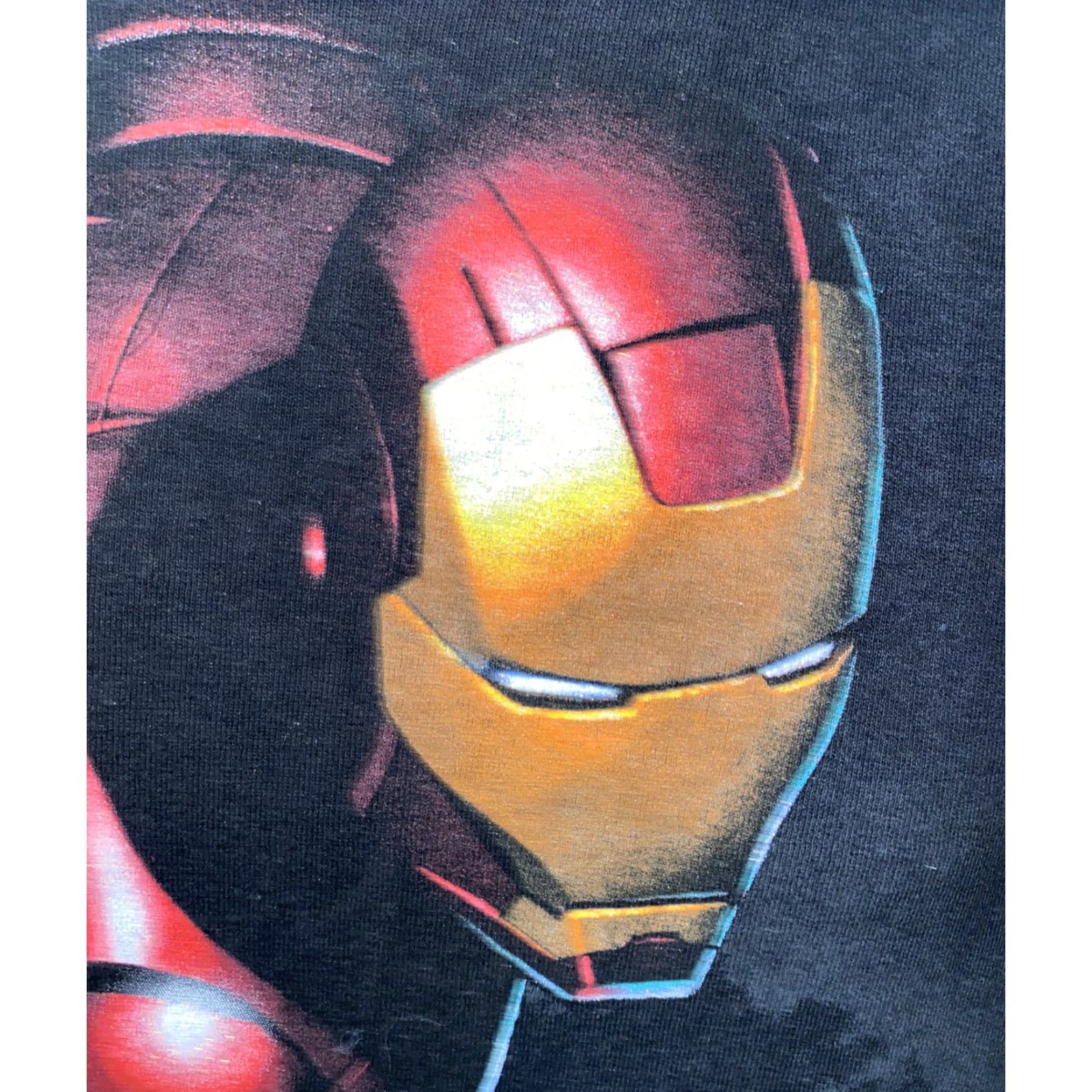 Vintage VINTAGE Iron Man T-Shirt Men Short Sleeve Size M Black Graphic 2008 Regular Cotton Size US M / EU 48-50 / 2 - 3 Thumbnail