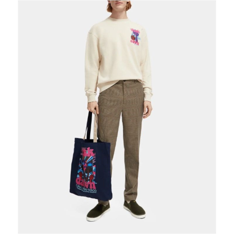 Scotch & Soda Scotch & Soda Taupe Check Slim Tapered Fit Chino Pants 30/32 Size US 30 / EU 46 - 12 Thumbnail