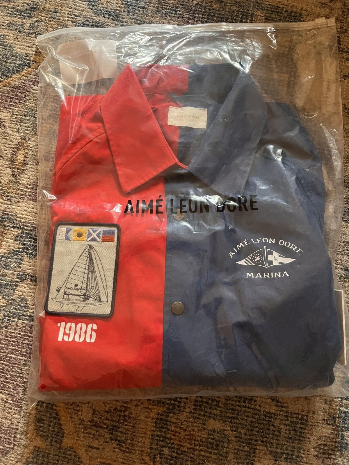 Aime Leon Dore ALD Aime Marina Jacket Red and Blue - Medium Size US M / EU 48-50 / 2 - 1 Thumbnail