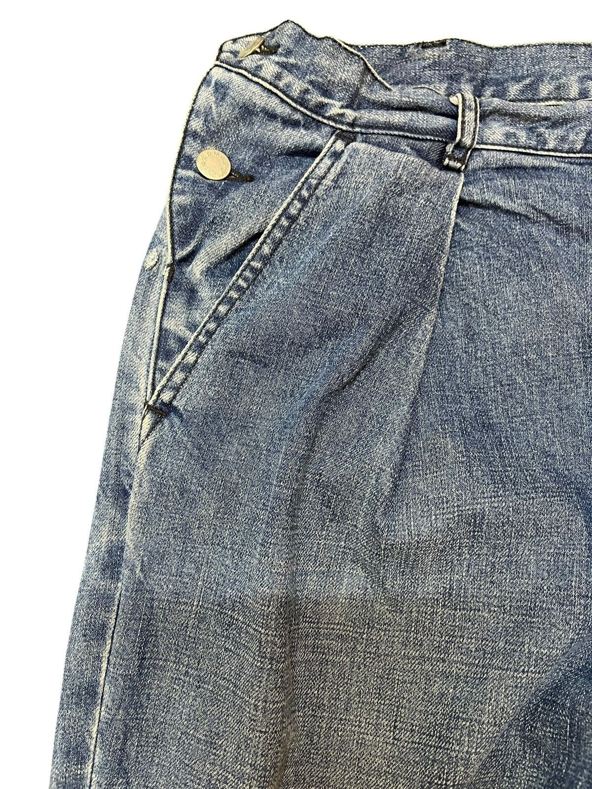 Japanese Brand × Vintage Vintage Macphee Double Side Button Baggy Denim Size US 27 - 5 Thumbnail