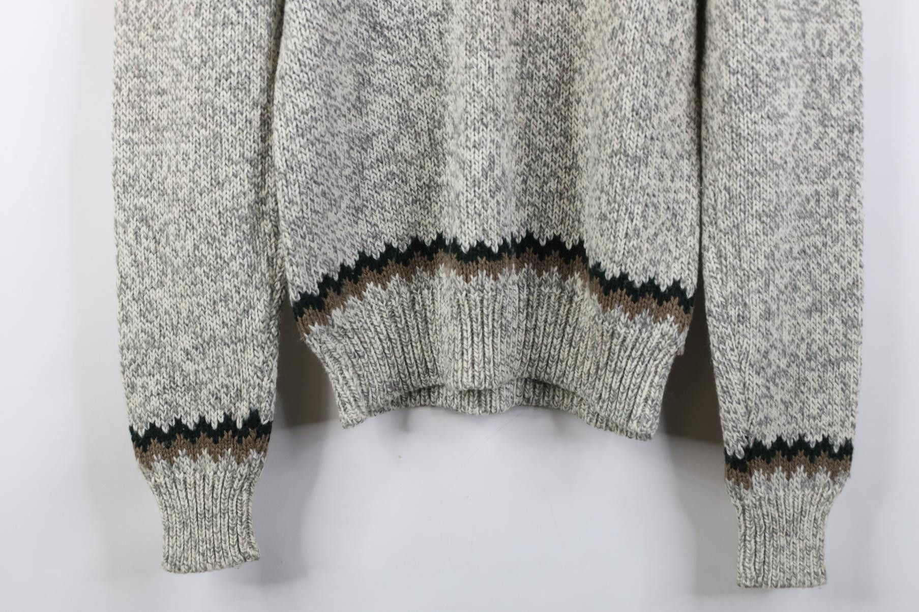 Vintage Vintage 90s Streetwear Wool Blend Knit Fair Isle Sweater Size M / US 6-8 / IT 42-44 - 10 Thumbnail