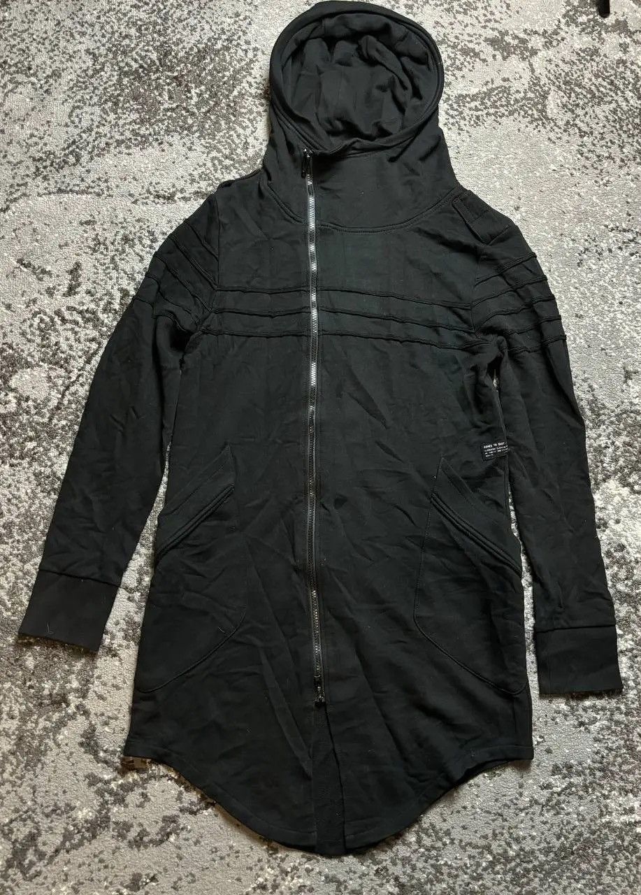 If Six Was Nine × Vintage Vintage Y2K Asymmetrical Owens Style Metal Wire Hood Hoodie Size US M / EU 48-50 / 2 - 1 Thumbnail
