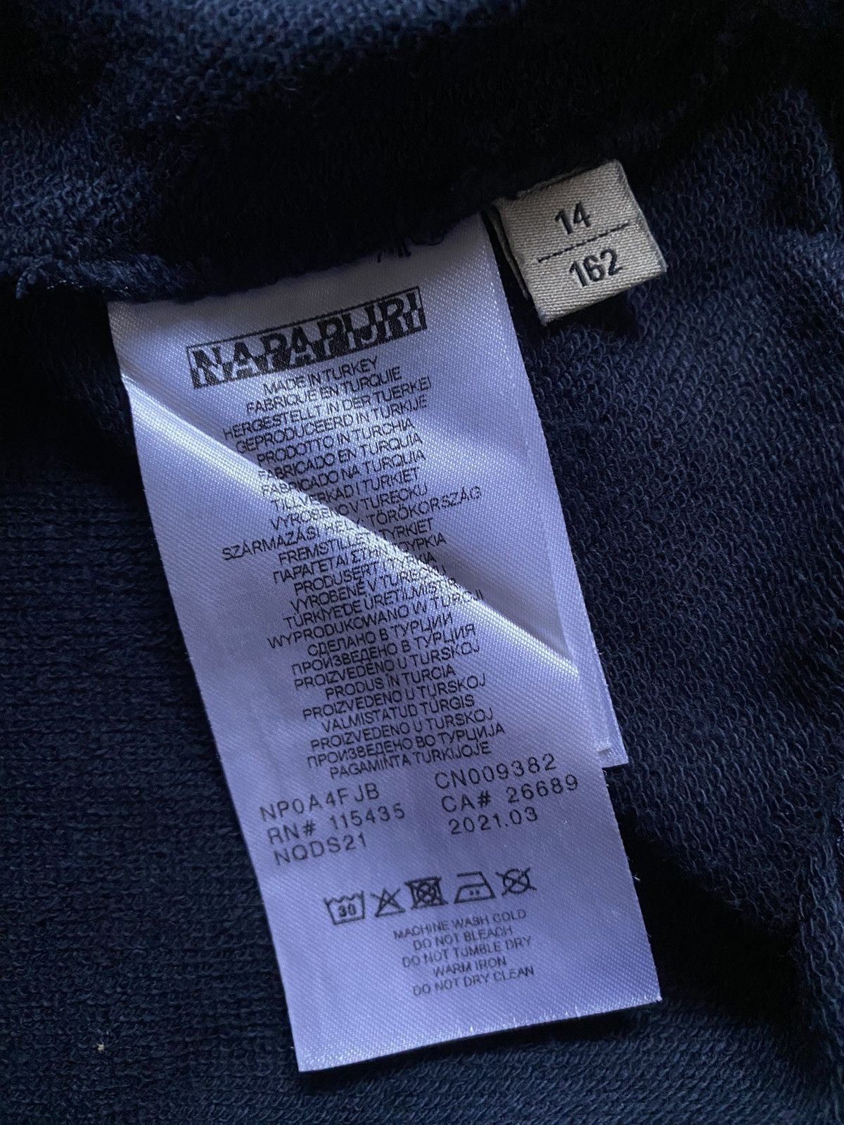 Napapijri × Vintage Napapijiri Sweashirt Big Logo Streetwear Size US M / EU 48-50 / 2 - 9 Thumbnail
