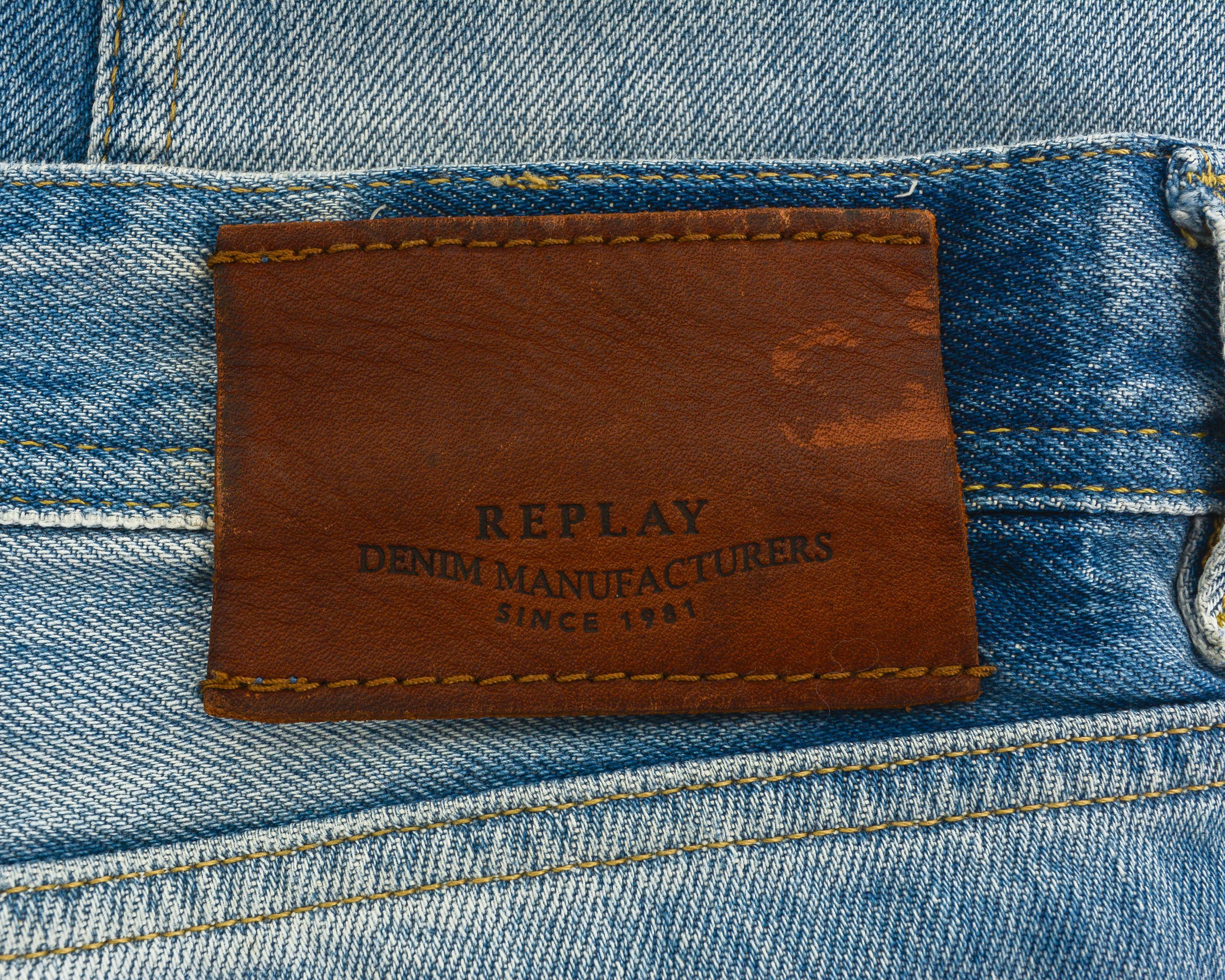 Replay Grover W30 L30 Regular Fit Straight Jeans Denim Pants Size US 30 / EU 46 - 6 Thumbnail