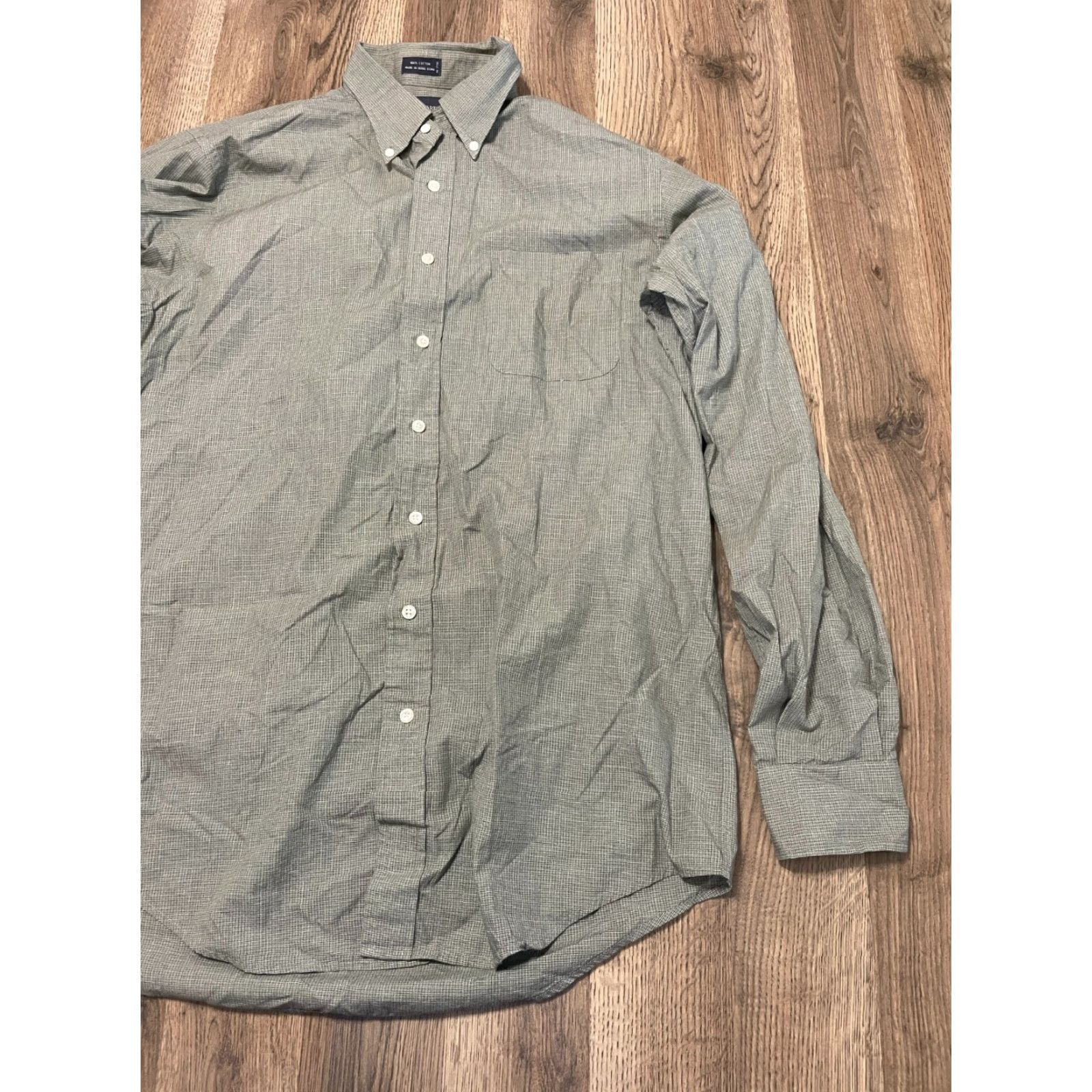 Vintage WOODWARD Shirt Mens Size 16.5 36/37 Green Button Up Long Sleeve Casual Check Vintage: No Size US XL / EU 56 / 4 - 3 Thumbnail