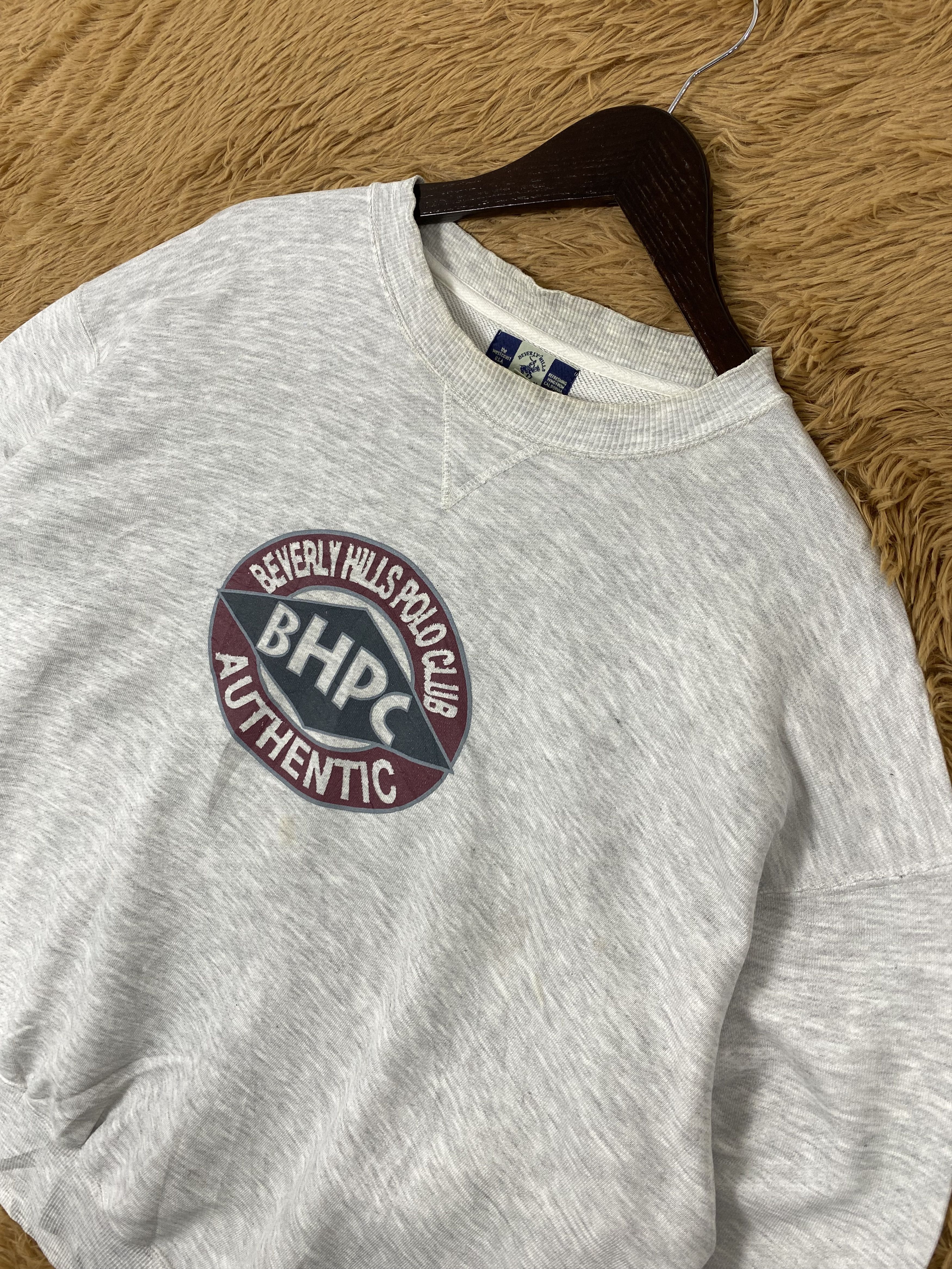 Beverly Hills Polo Club × Vintage Vintage Beverly Hills Polo Club Sweatshirts PS0132 Size US L / EU 52-54 / 3 - 2 Thumbnail